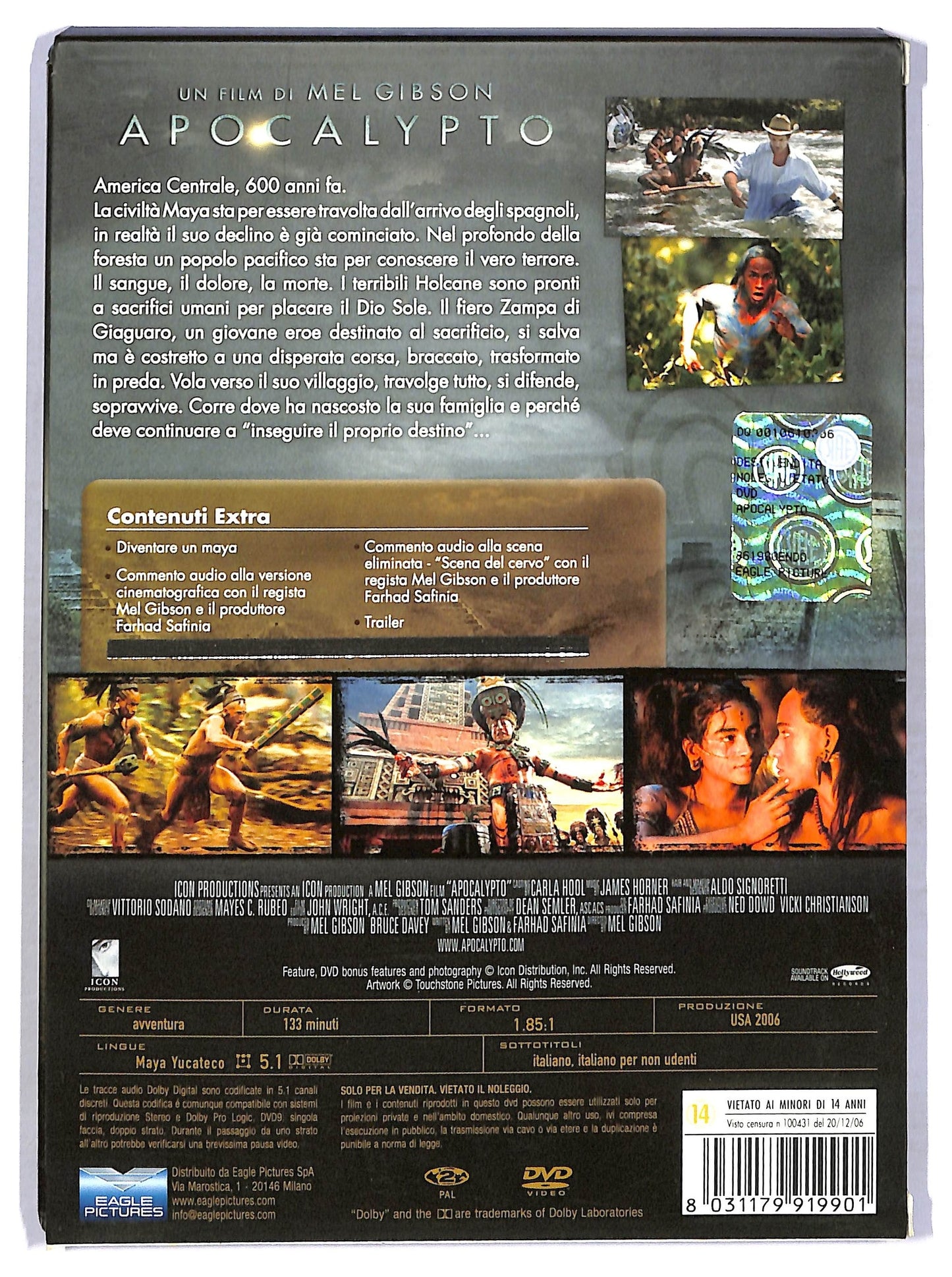 EBOND Apocalypto DVD Slipcase SLIM D769235