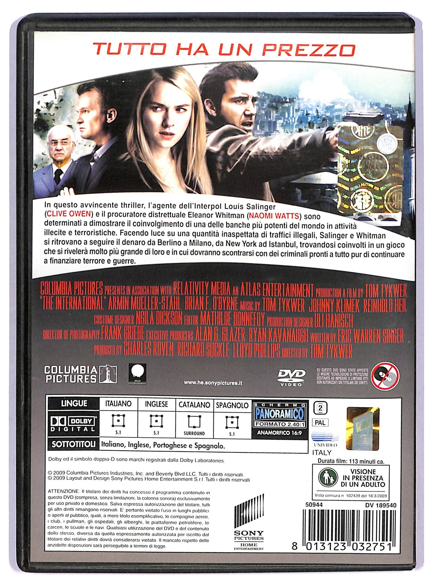 EBOND the international - Noleggio DVD D769603