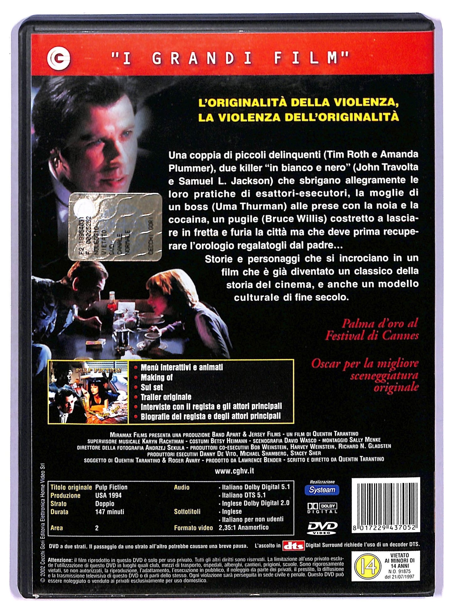 EBOND Pulp Fiction DVD D769802