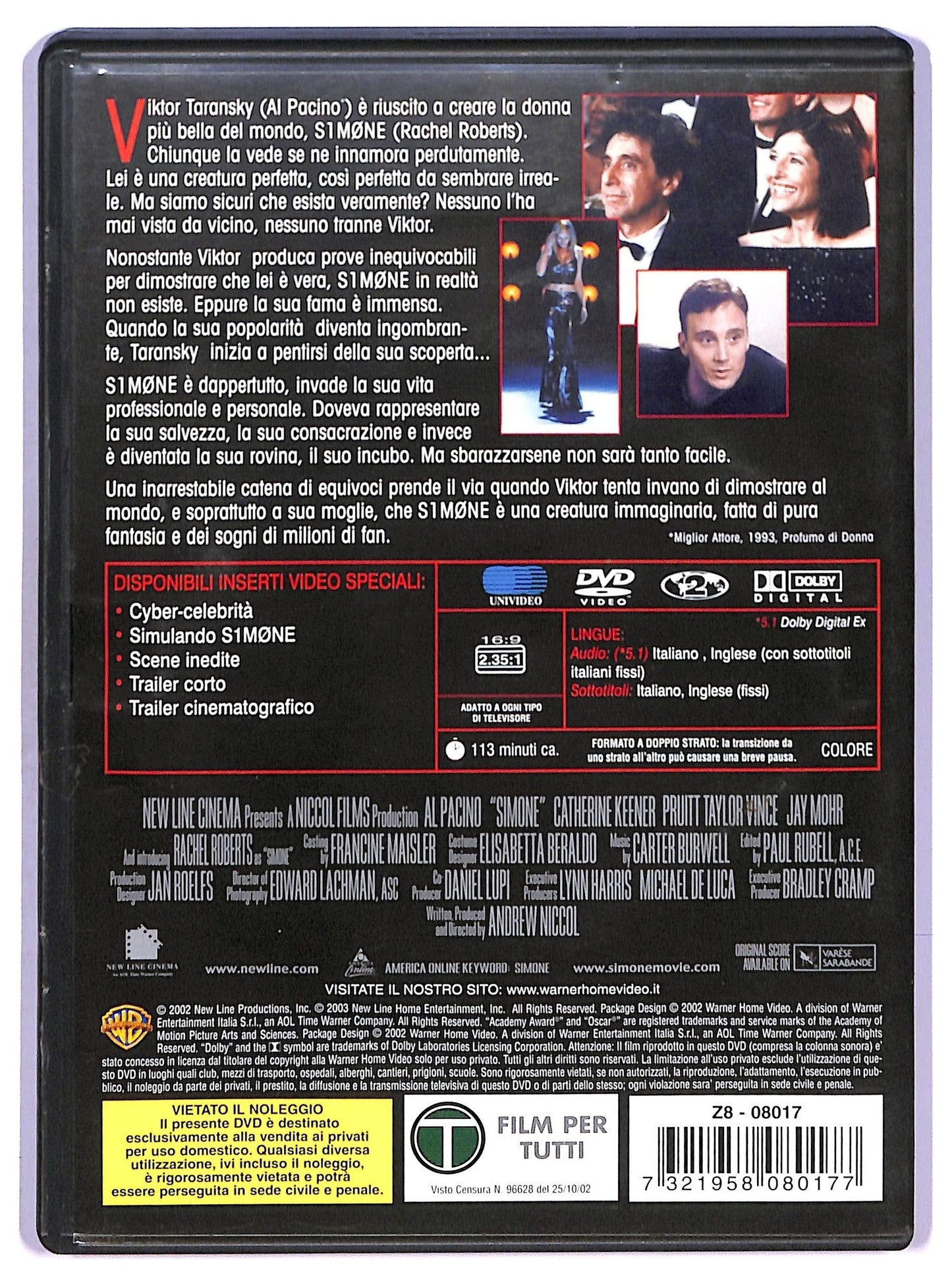 EBOND S1m0ne DVD D769813