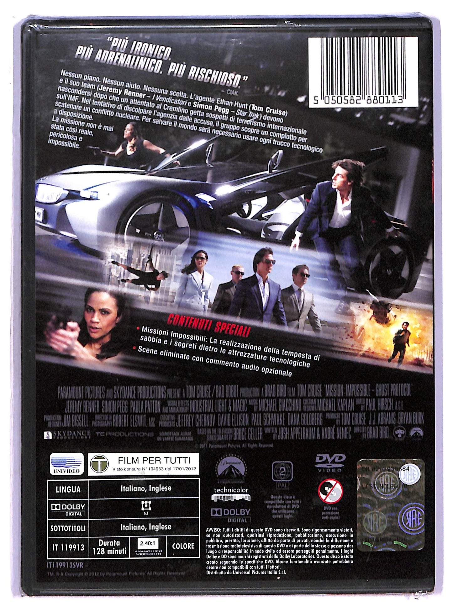 EBOND Mission Impossible - Protocollo fantasma NOLEGGIO DVD D769931