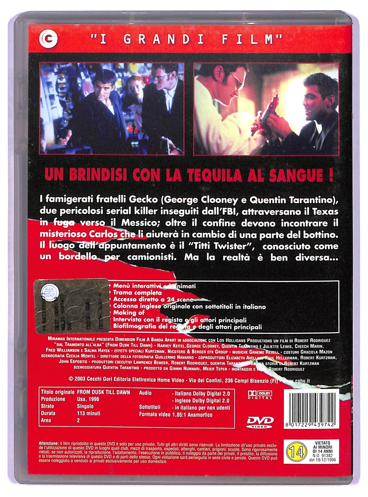 EBOND dal tramonto all'alba DVD D769944