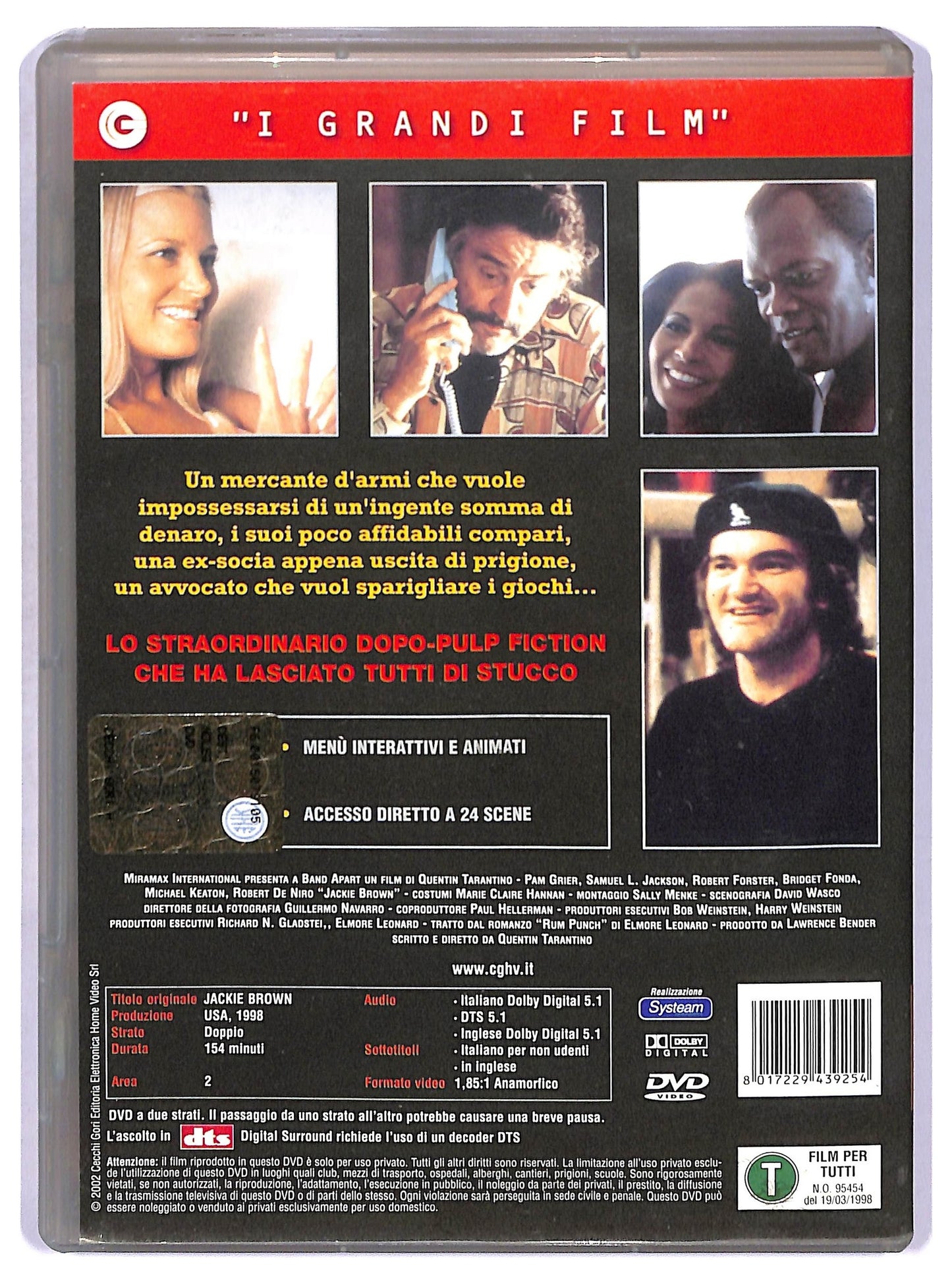 EBOND Jackie Brown DVD D770019