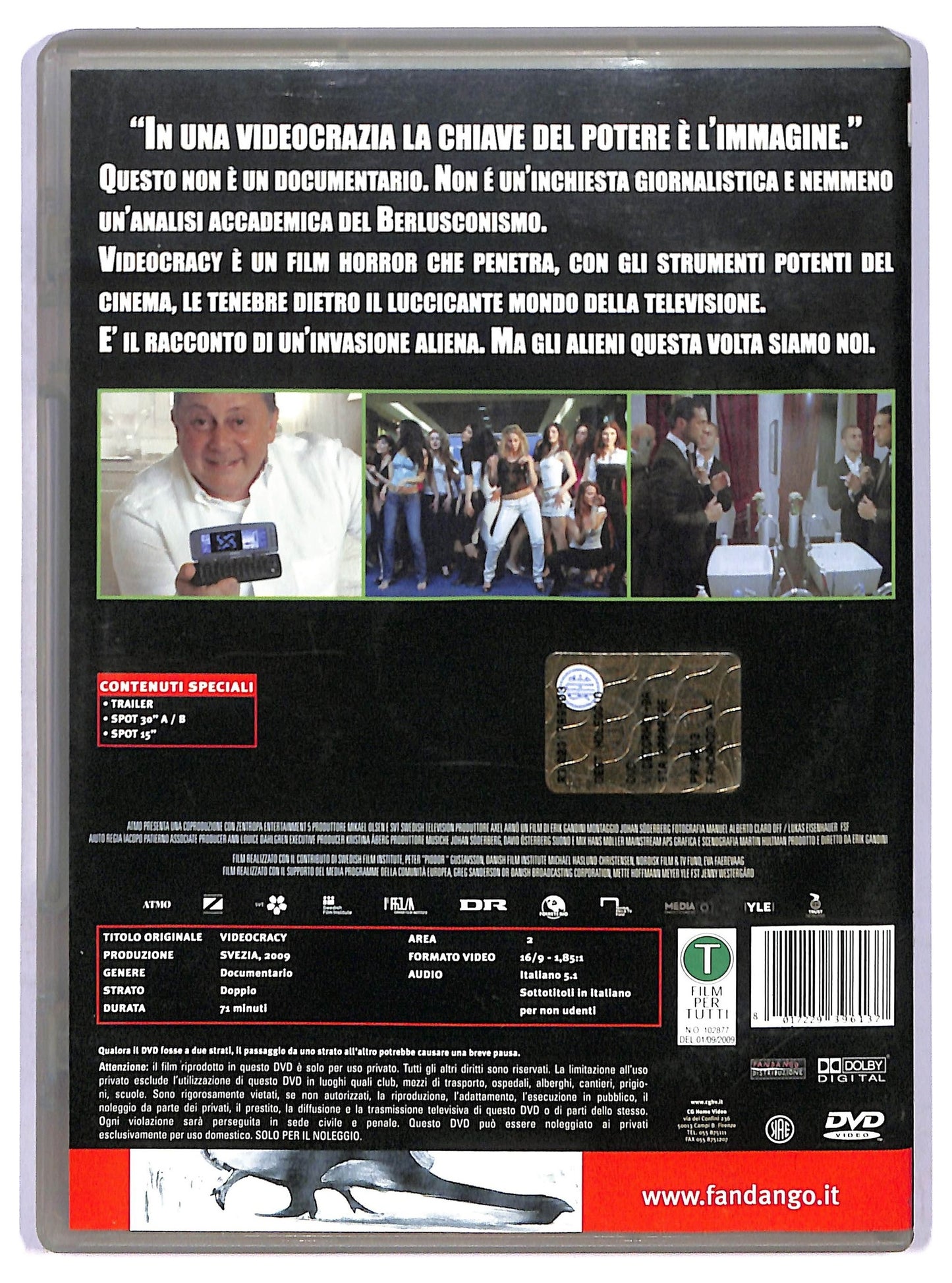 EBOND videocracy - basta apparire DVD D770057