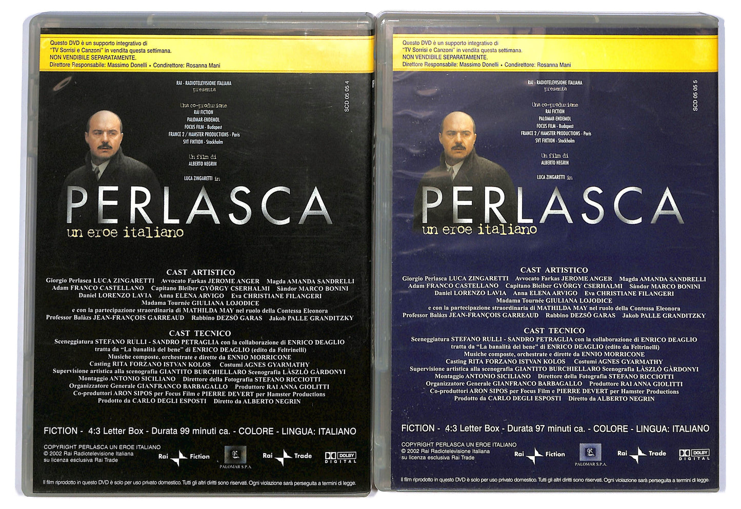 EBOND Perlasca Un Eroe Italiano Parte 1 e 2 EDITORIALE DVD D770123