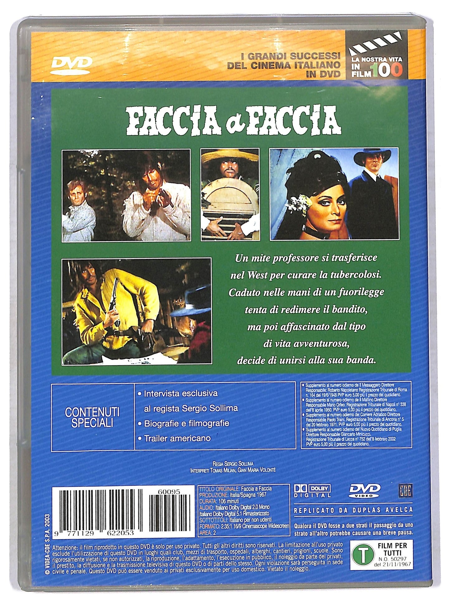 EBOND Faccia A Faccia DVD  Editoriale D770141