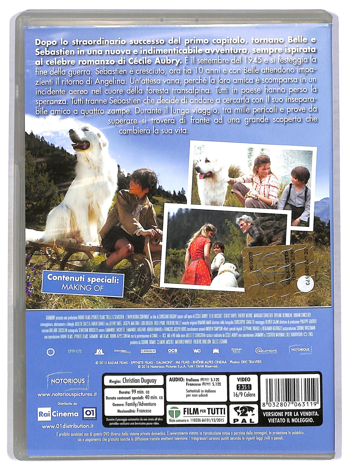 EBOND Belle e Sebastien L'avventura continua DVD D770209