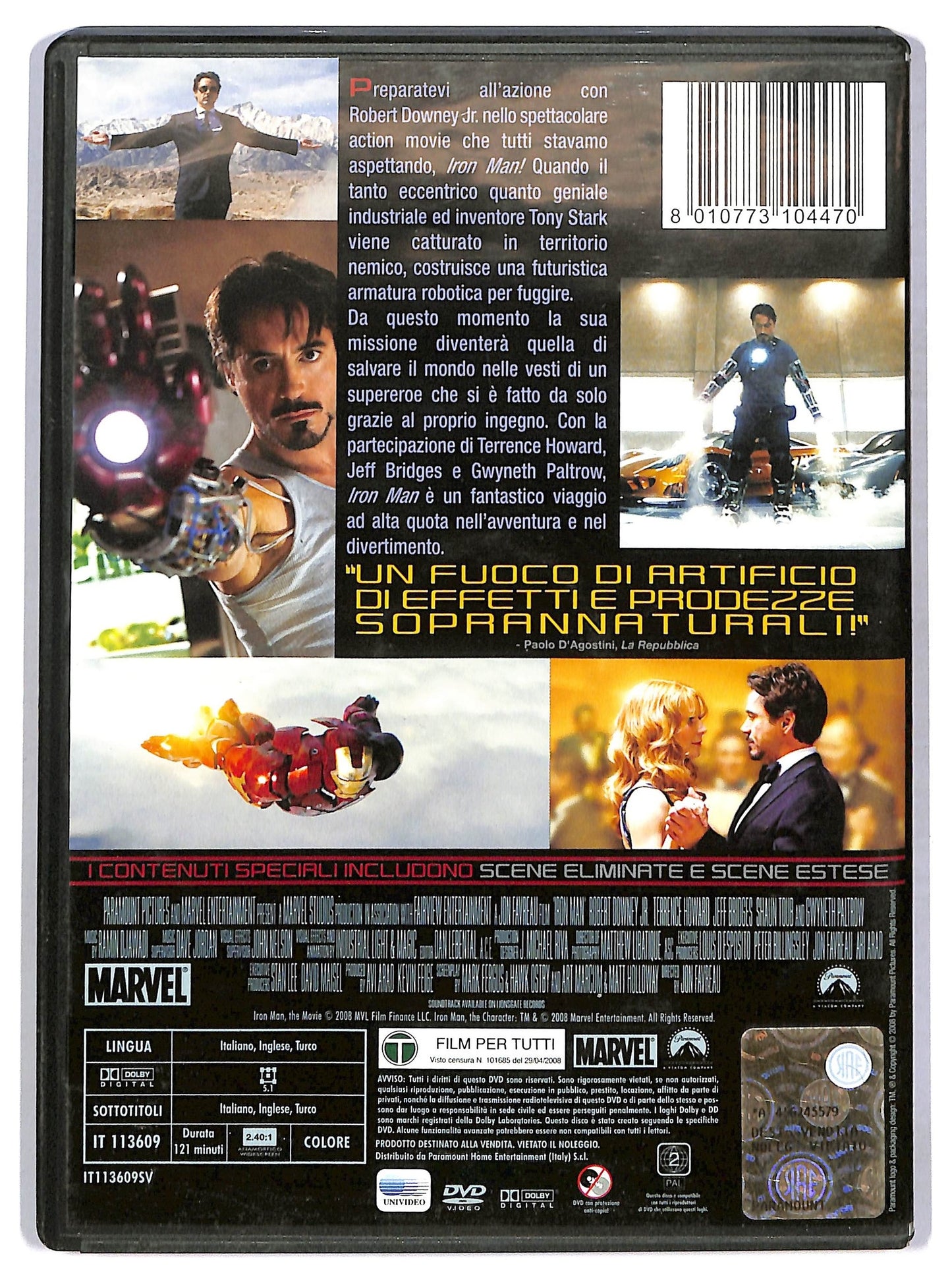 EBOND iron man DVD D770314