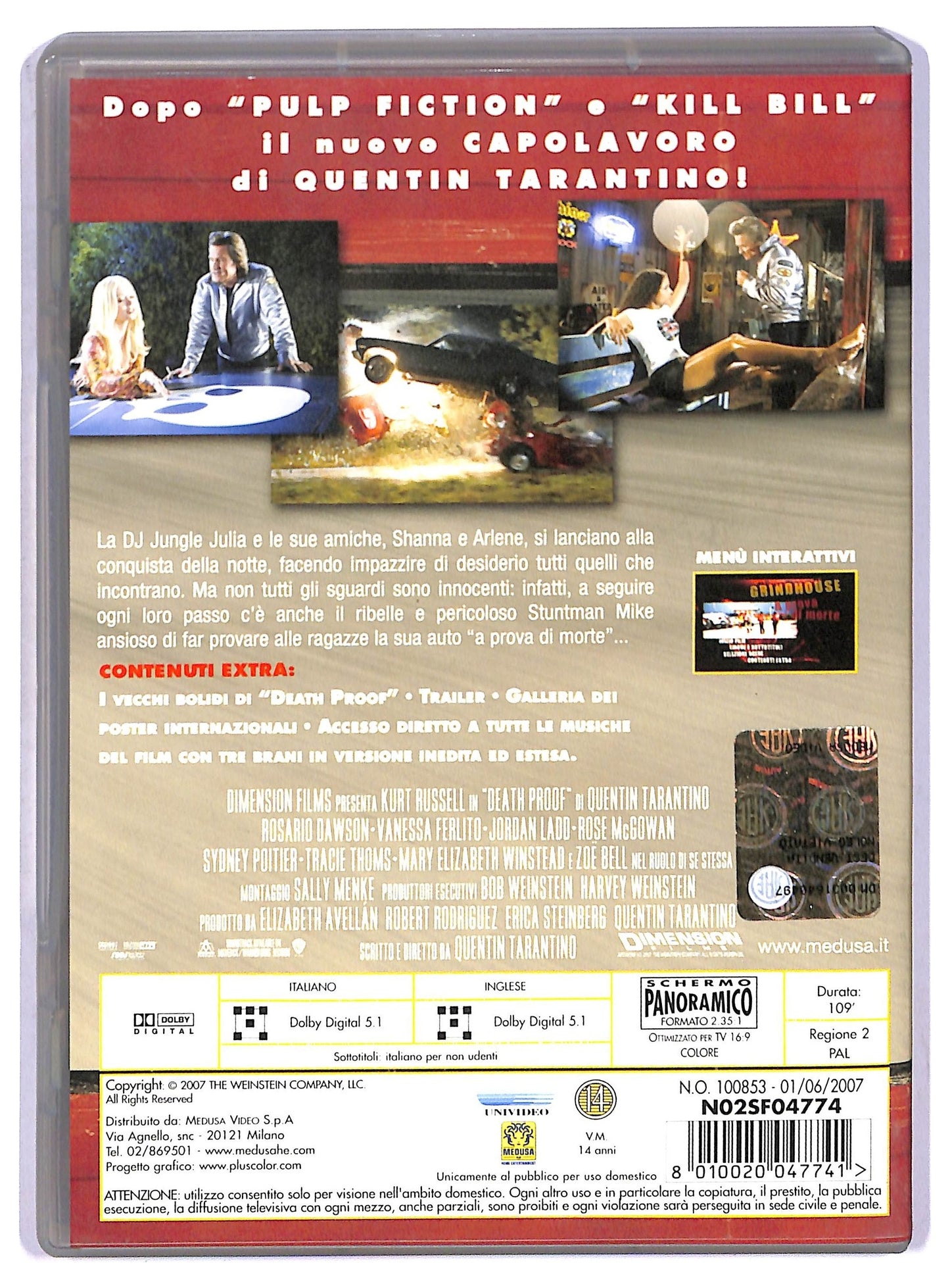 EBOND Grindhouse - A prova di morte DVD D770503