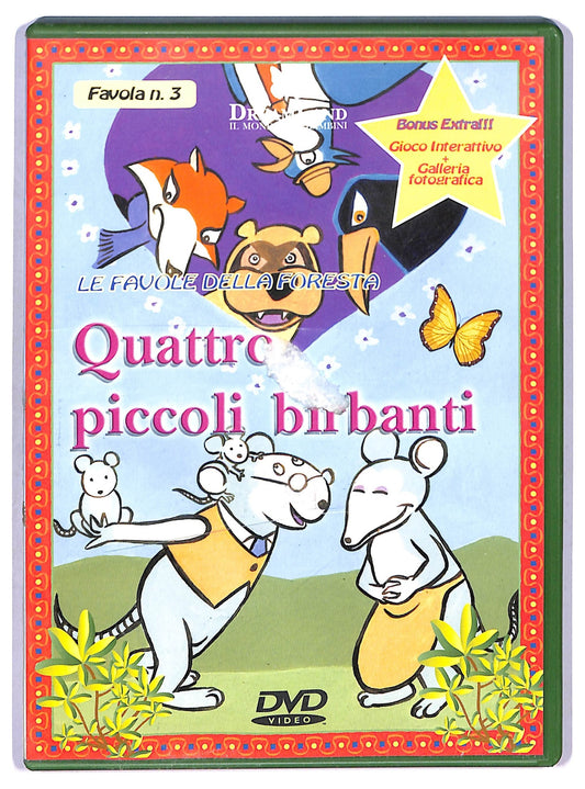 EBOND Le Favole della Foresta Quattro Piccoli Birbanti vol 3 DVD D770528