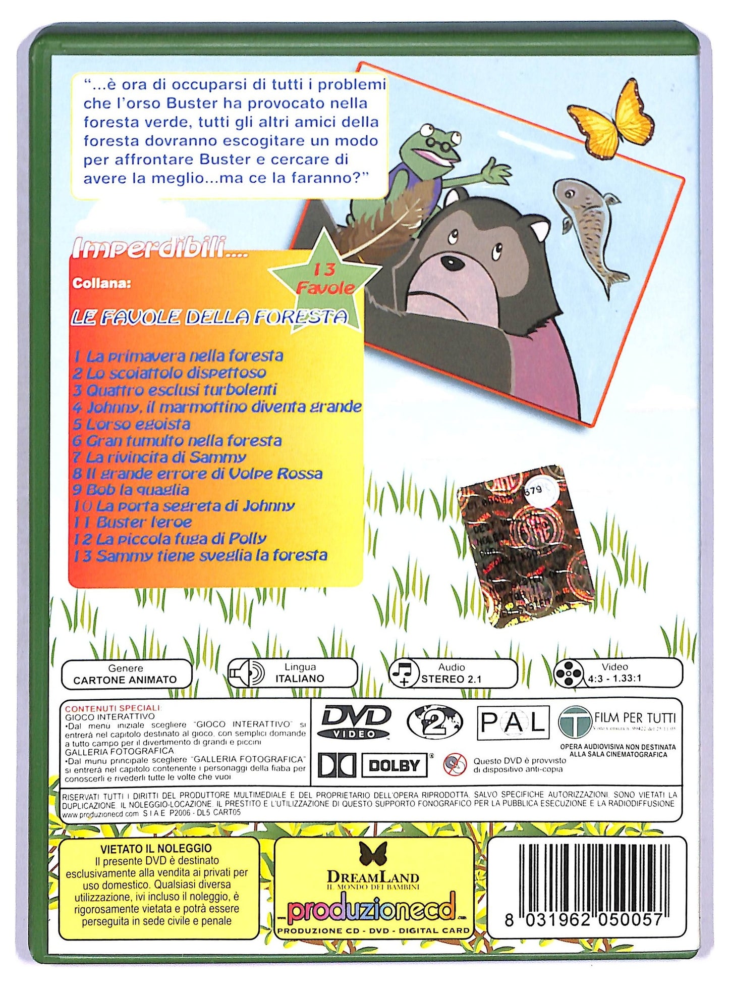 EBOND L'orso egoista, favola n. 5 DVD D770549