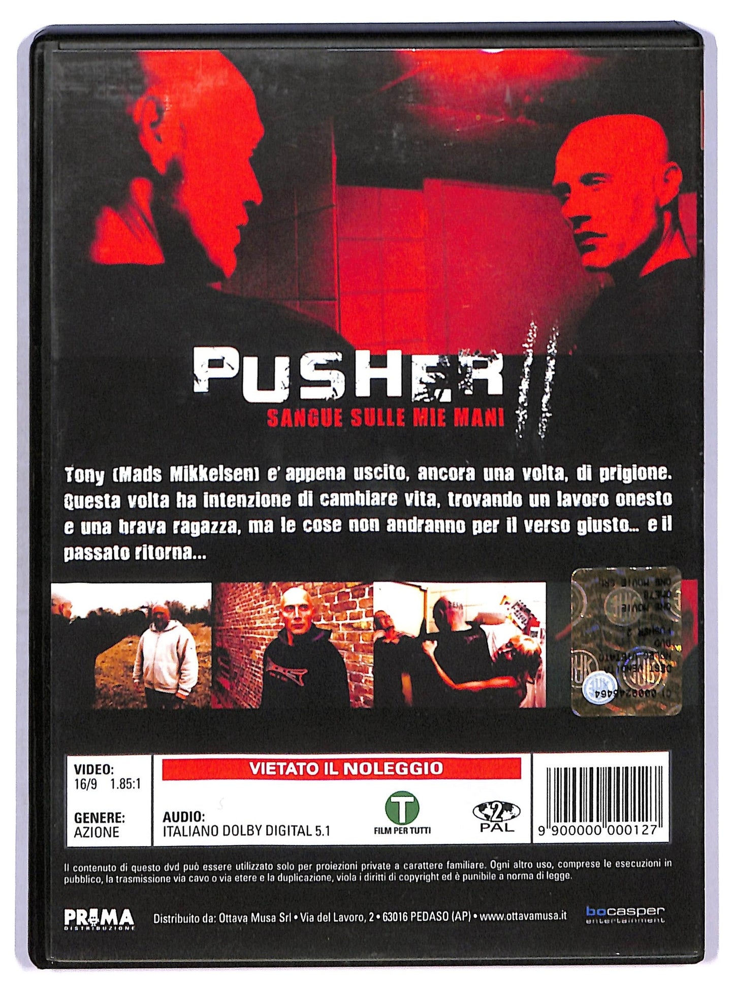 EBOND pusher sangue sulle mie mani DVD D770605