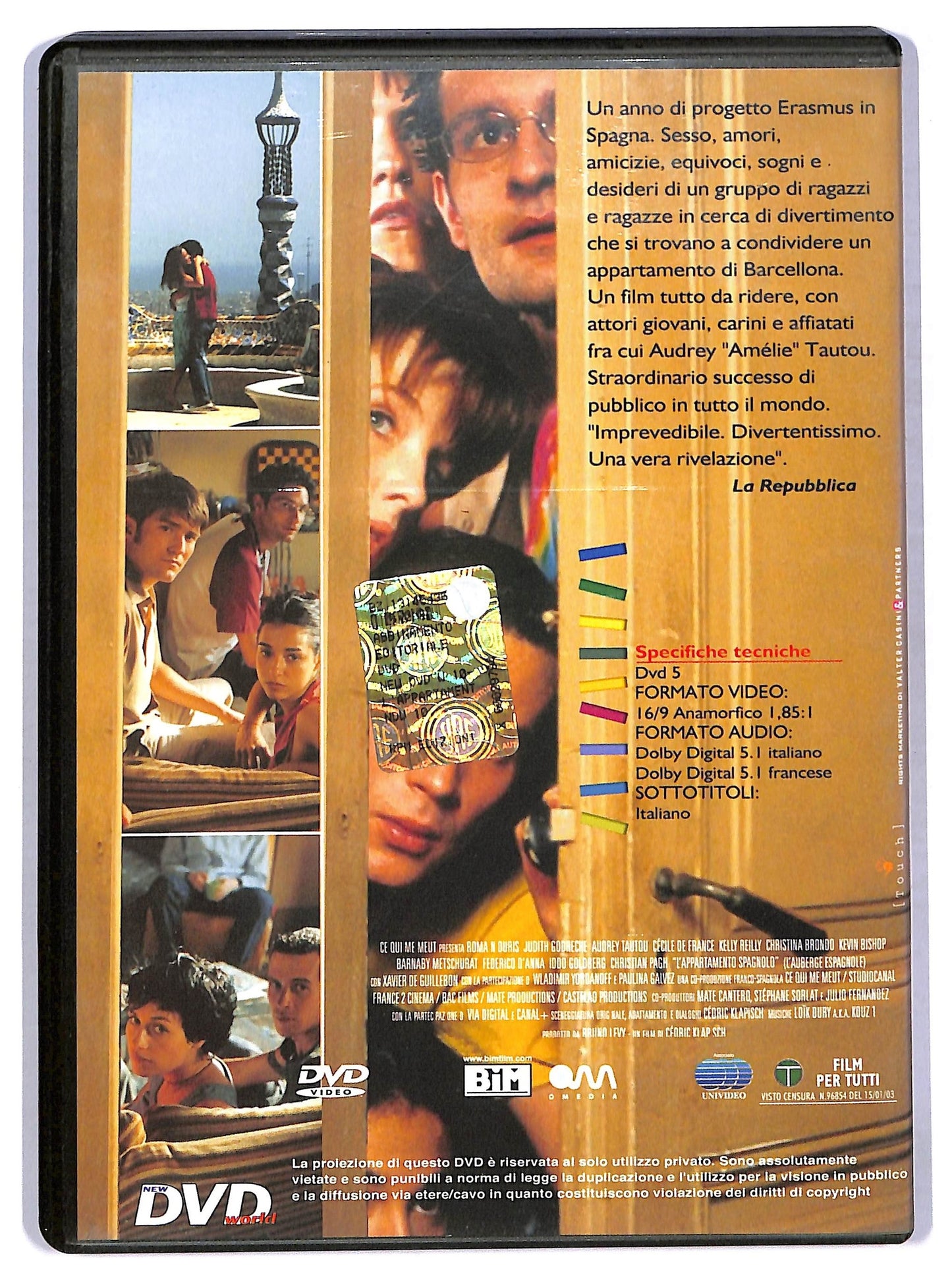 EBOND L'appartamento Spagnolo  DVD Editoriale D770813