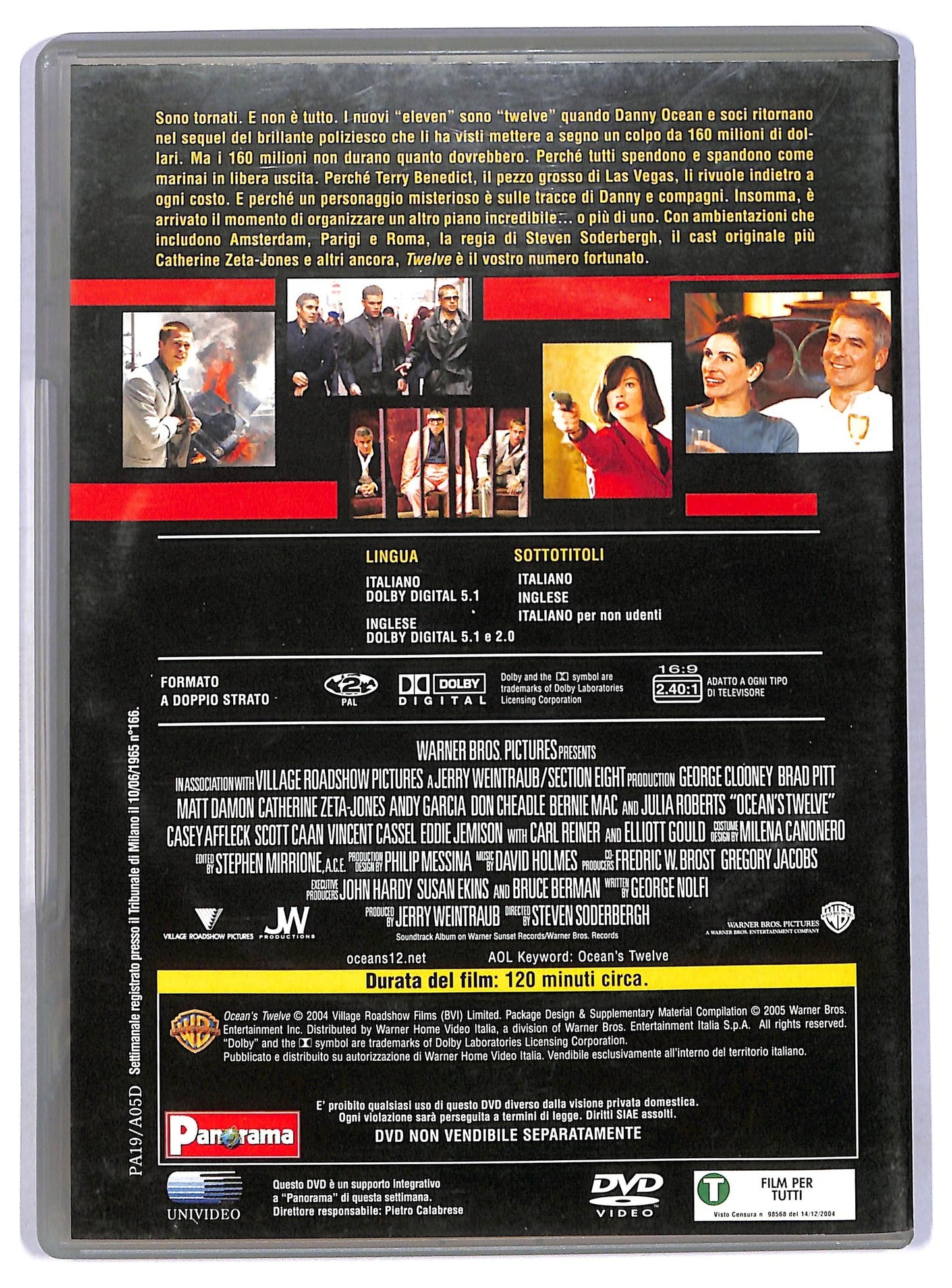 EBOND Ocean's Twelve  EDITORIALE DVD D770819