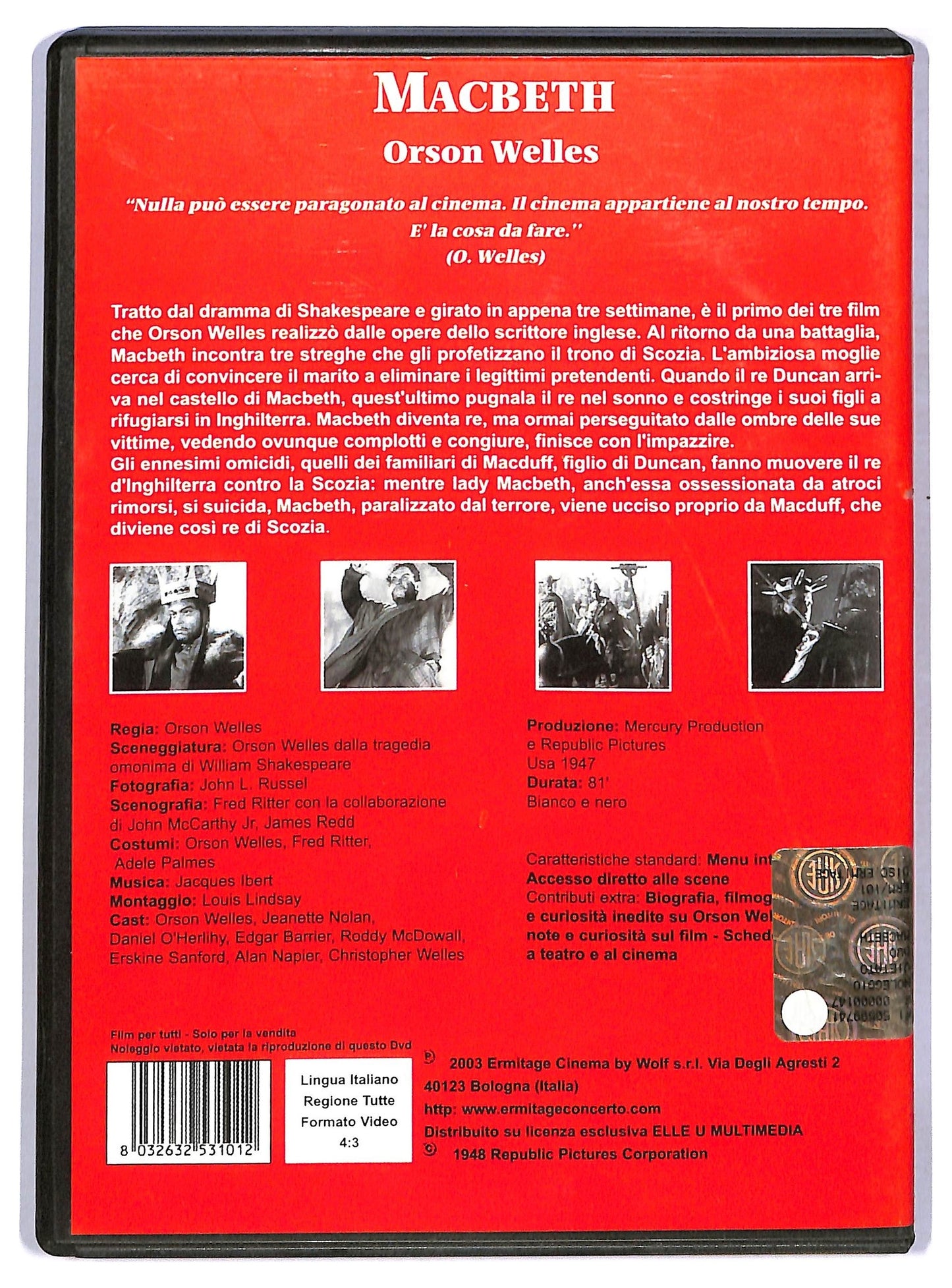 EBOND Macbeth  DVD D770849