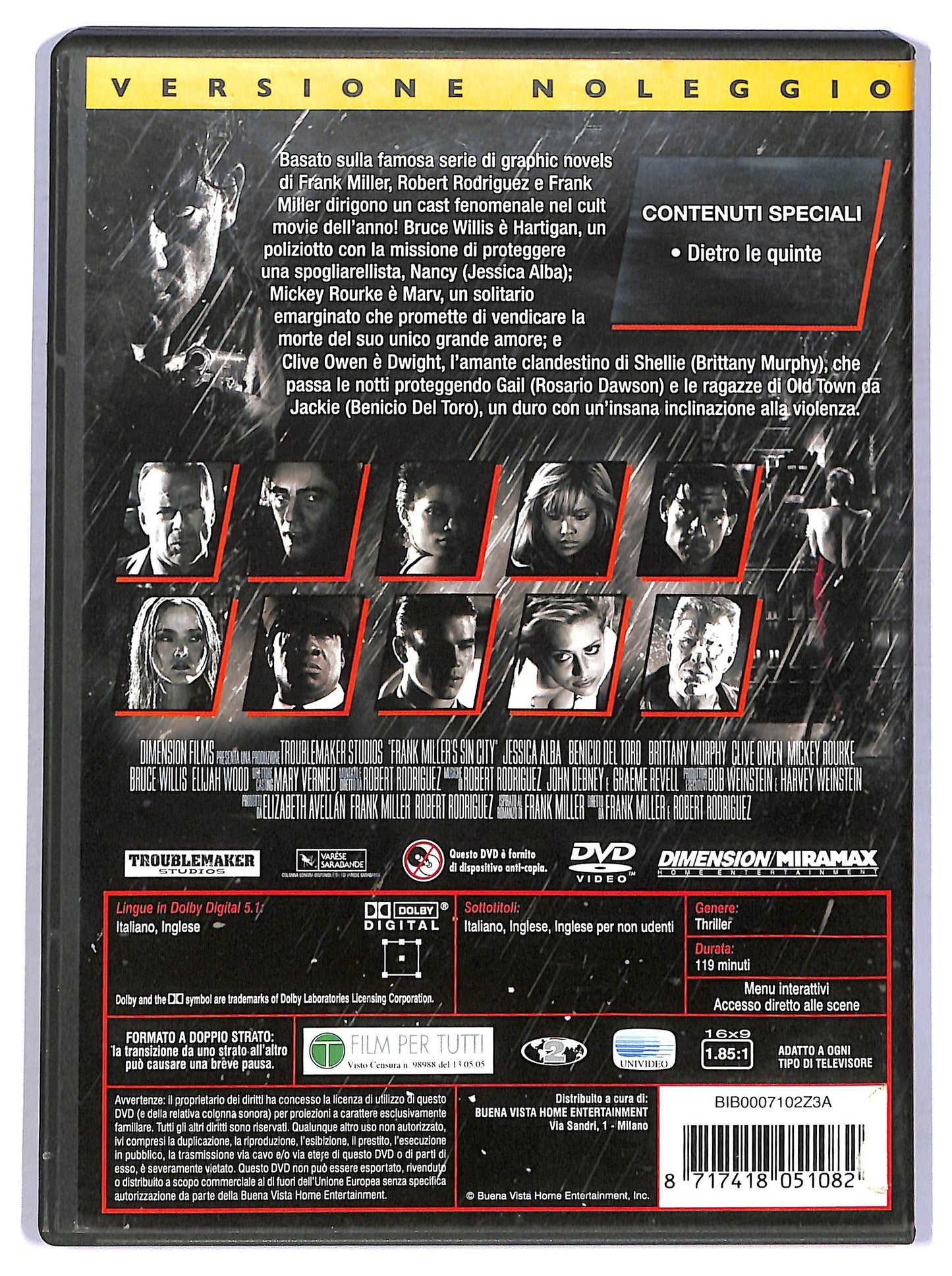 EBOND Sin City  NOLEGGIO DVD D770908