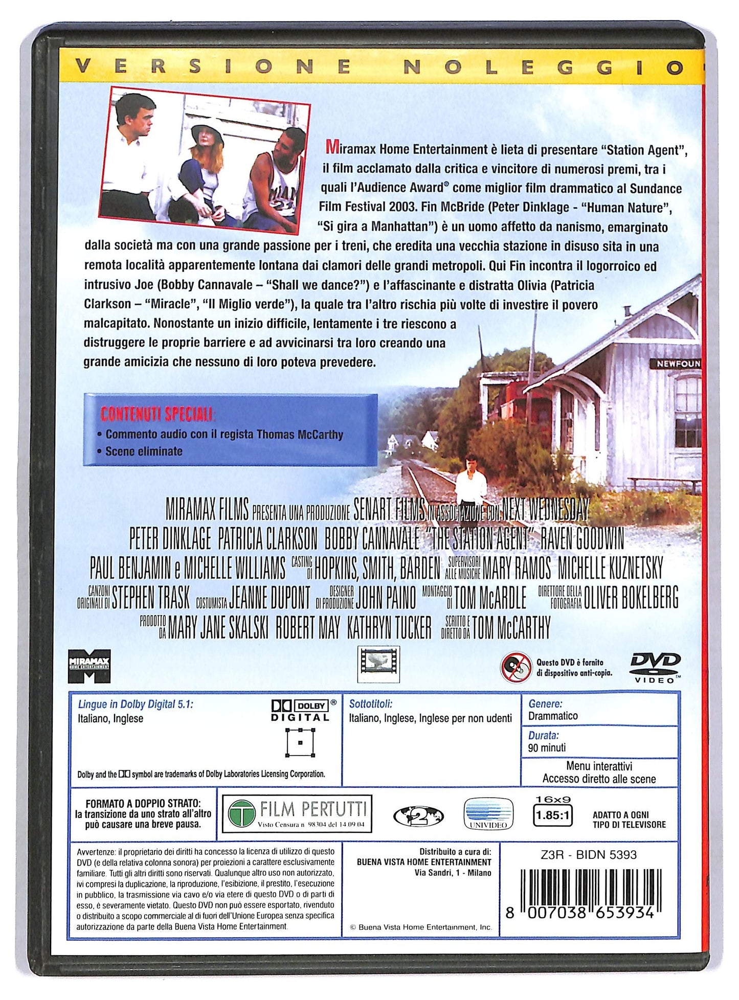 EBOND Station Agent NOLEGGIO DVD D771018