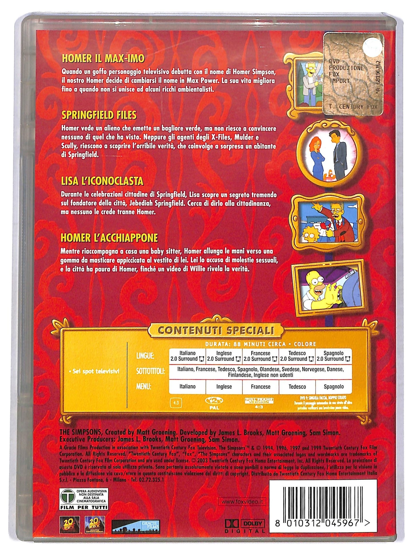 EBOND Simpson (I) - I File Segreti Dei Simpson DVD D771030