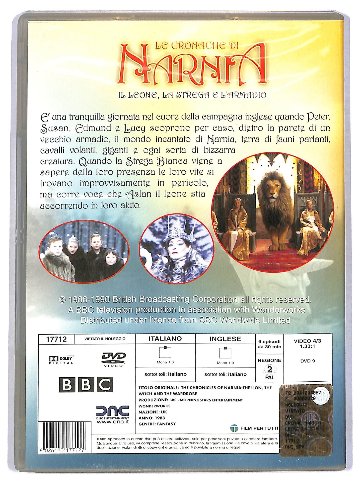 EBOND Le cronache di Narnia  Il leone, la strega e l'armadio DVD D771215