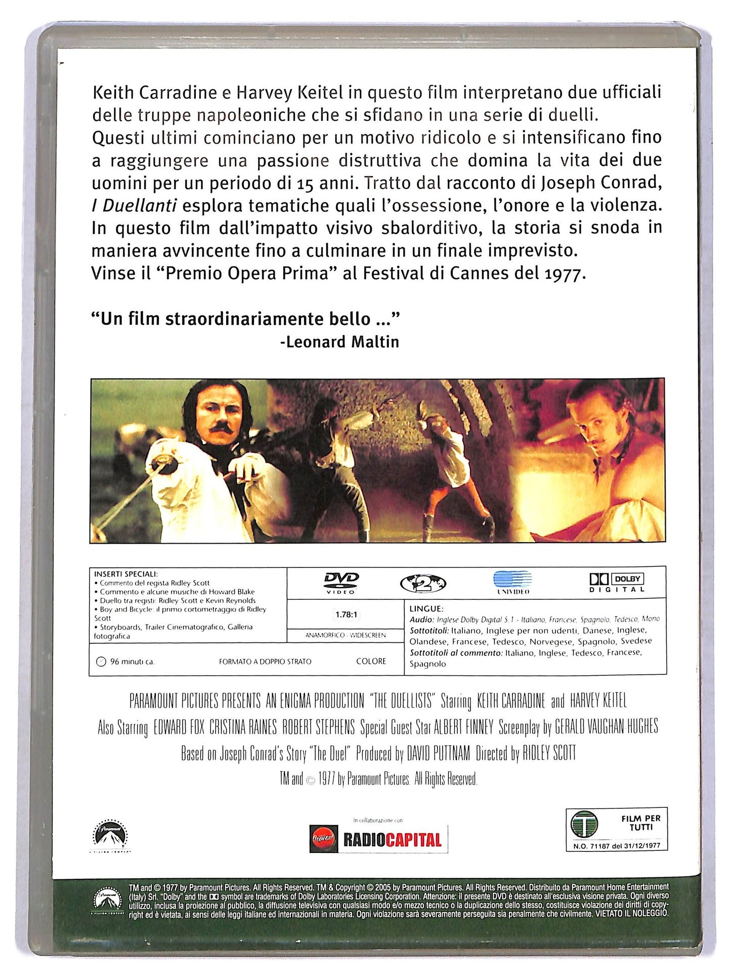 EBOND I Duellanti EDITORIALE DVD D771236