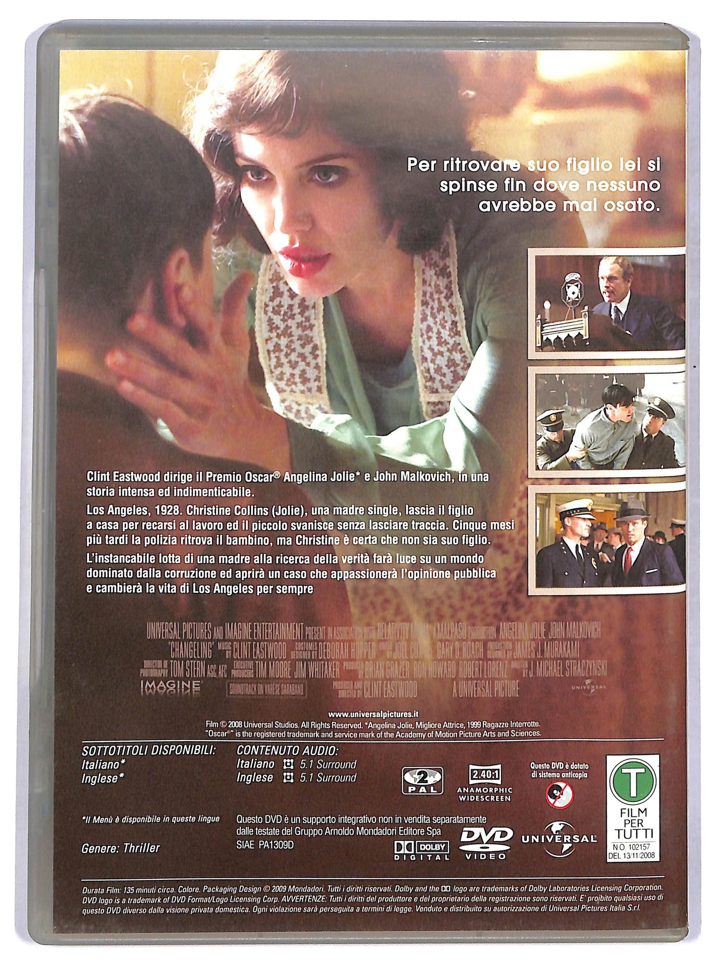EBOND Changeling  DVD Editoriale D771254