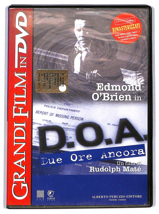 EBOND D.o.a.- Due Ore Ancora DVD D771330