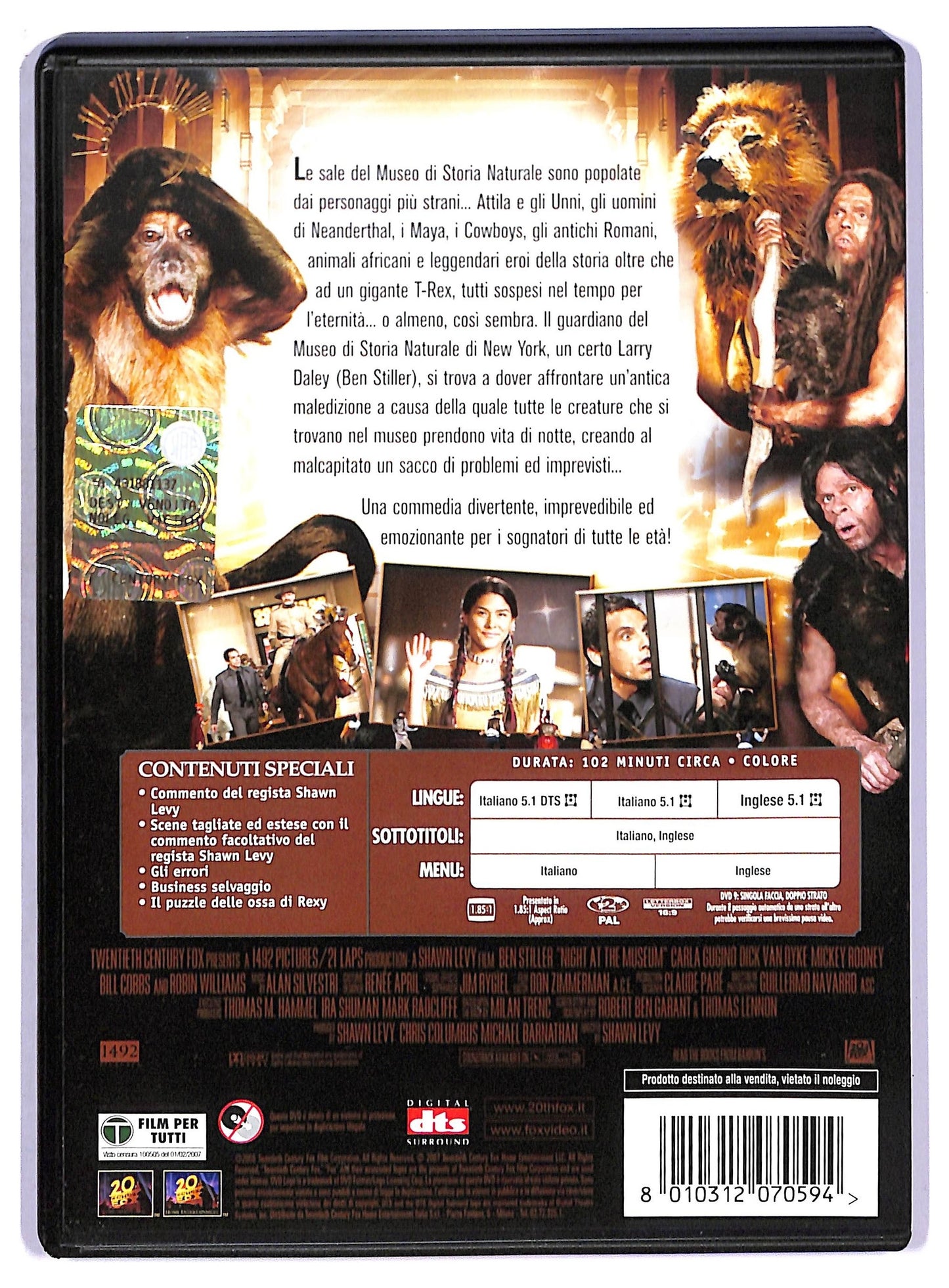 EBOND Una Notte Al Museo Con Ben Stiller DVD D771512