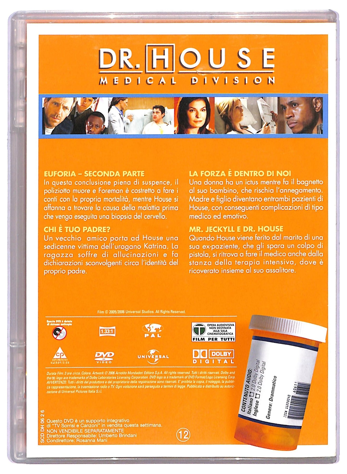 EBOND DR. House Medical Division Stagione 2 Disco 6 Epis 21-24 EDITORIALE DVD D771626