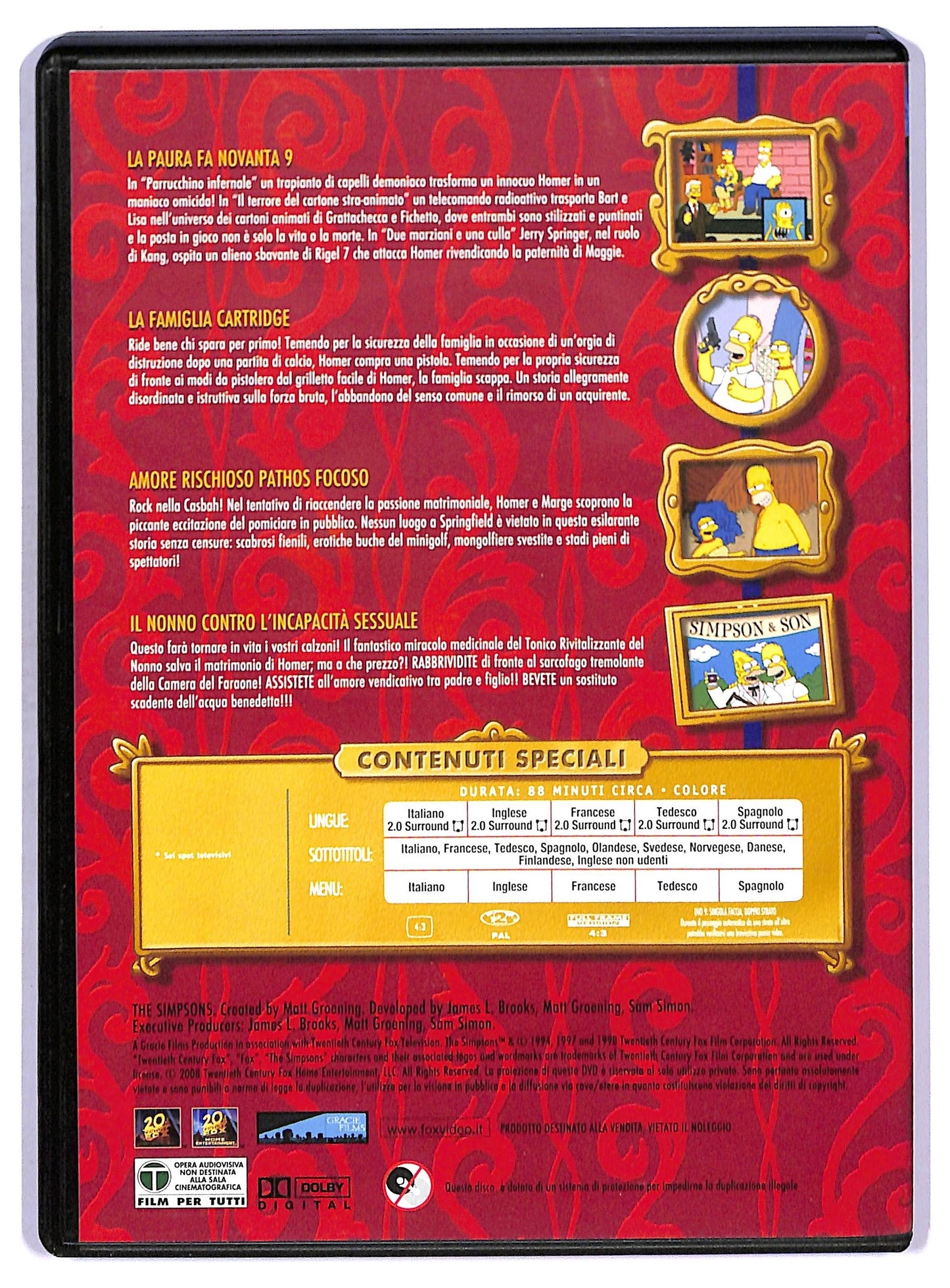 EBOND I Simpson. Too Hot For Tv. Troppo Per La Tv! Vol.11 DVD Editoriale D771635