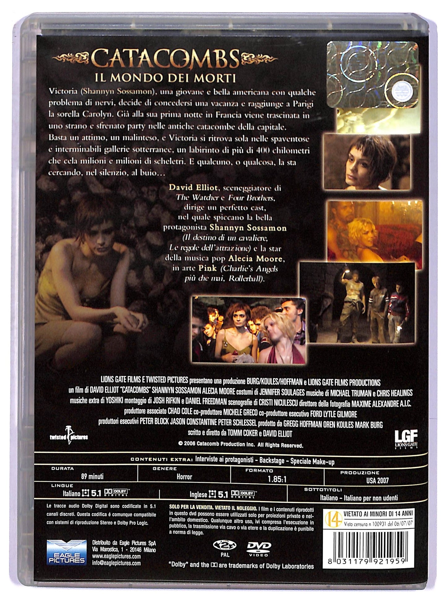 EBOND Catacombs - Il Mondo Dei Morti DVD D771648