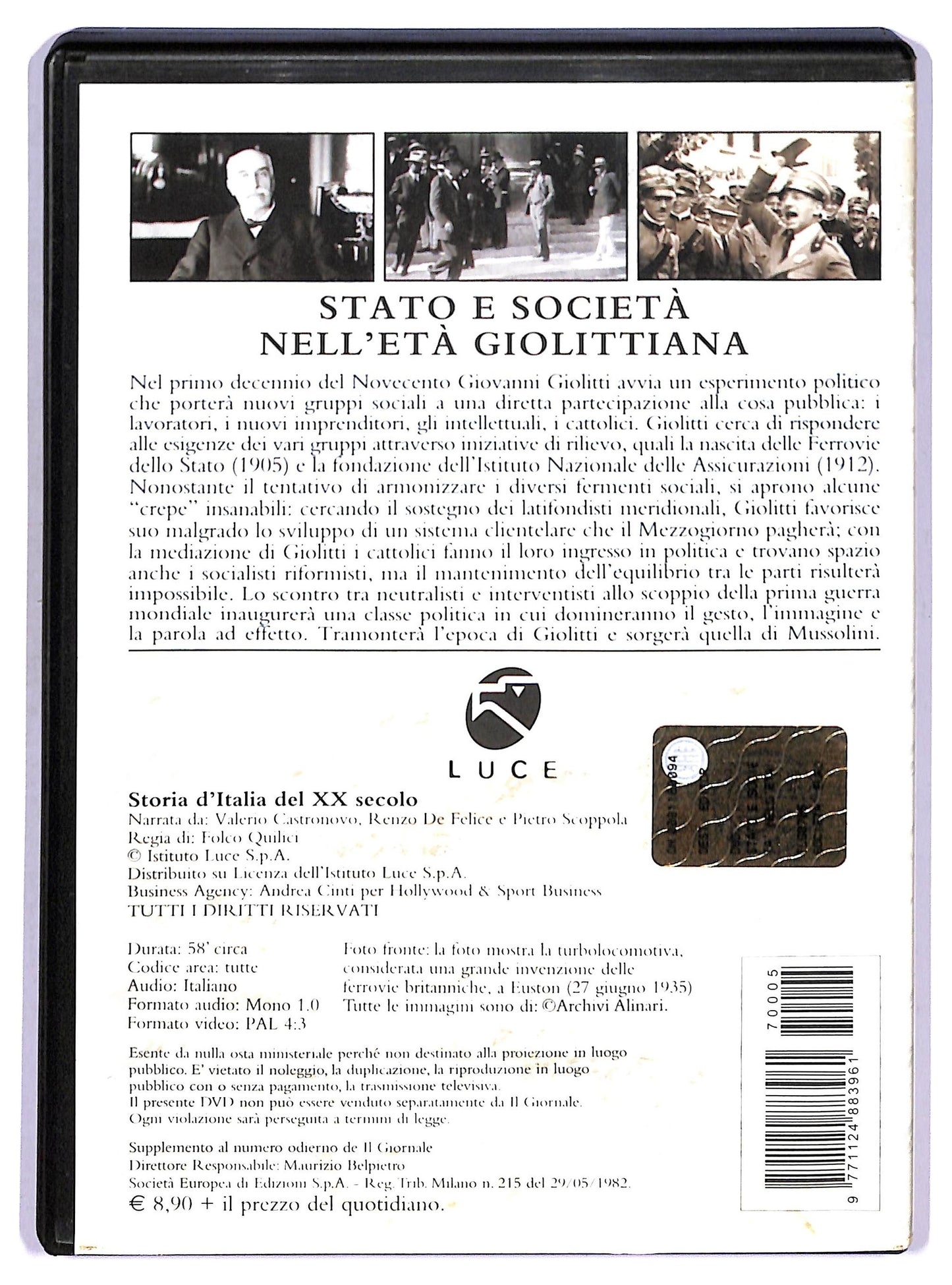 EBOND Storia d'Italia del XX secolo 5  EDITORIALE  DVD D771906