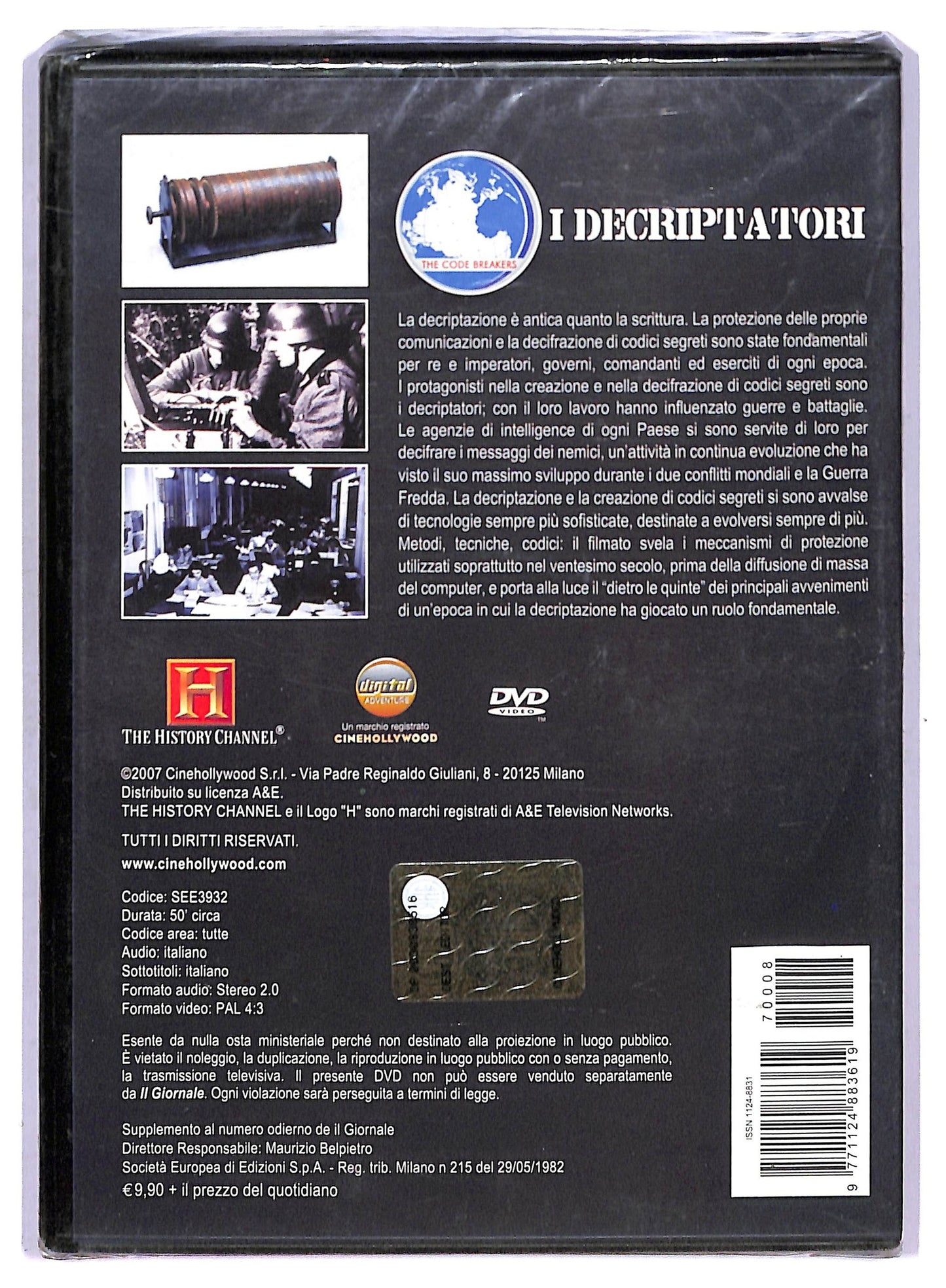 EBOND Intelligence - i decriptatori vol 8 EDITORIALE DVD D771909