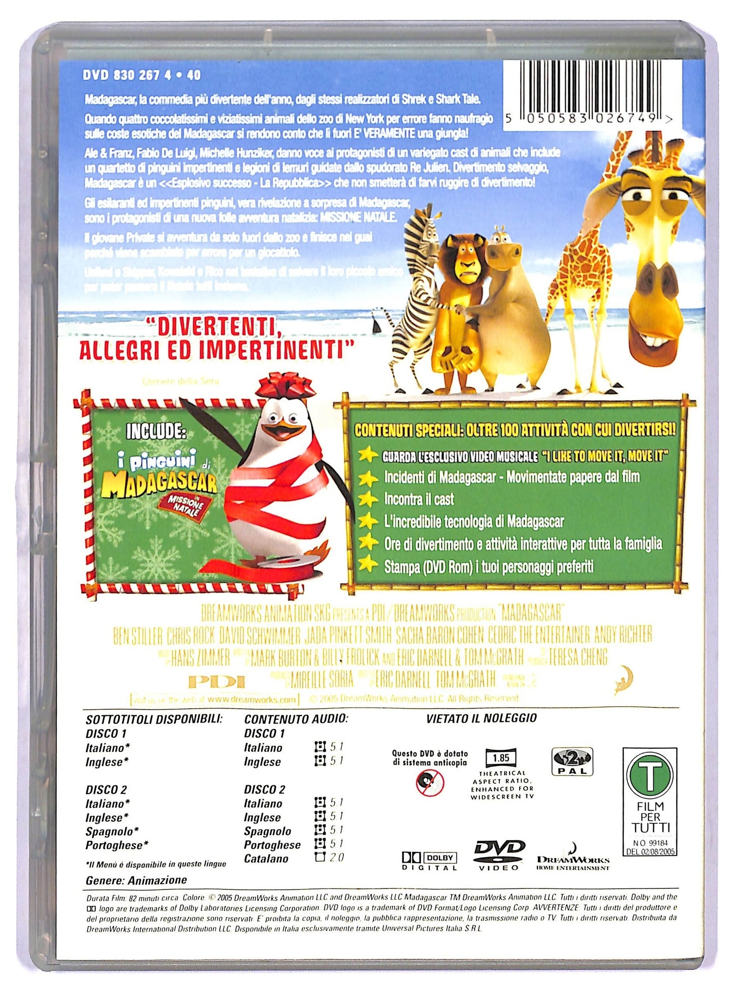 EBOND Madacascar Special Edition DVD D771946