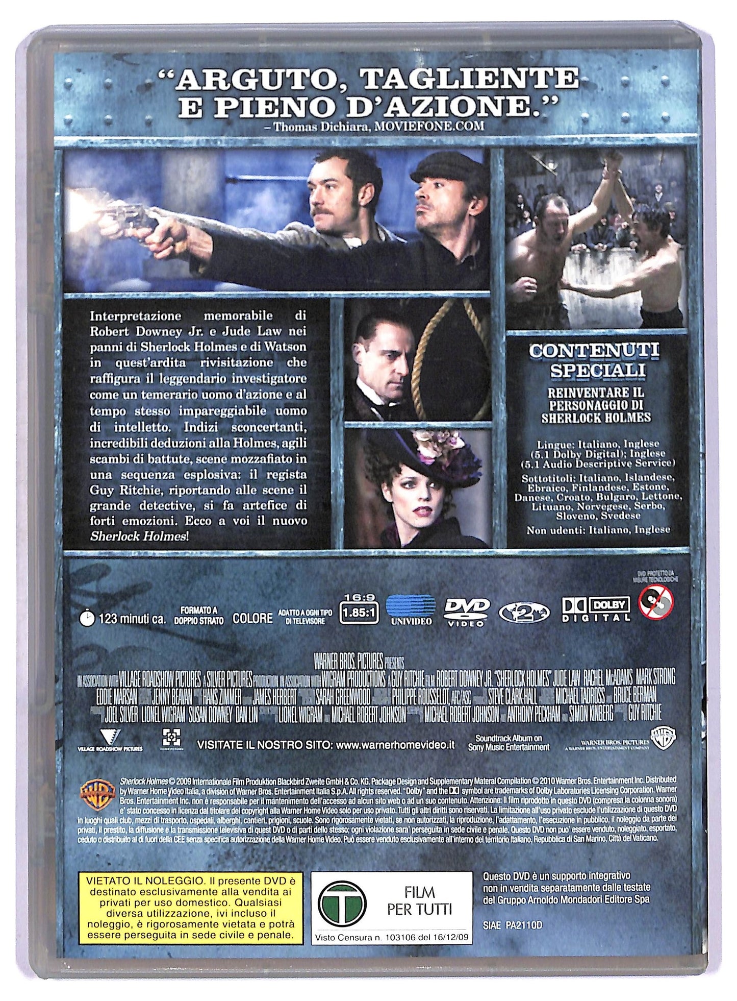 EBOND Sherlock Holmes  EDITORIALE DVD D772039