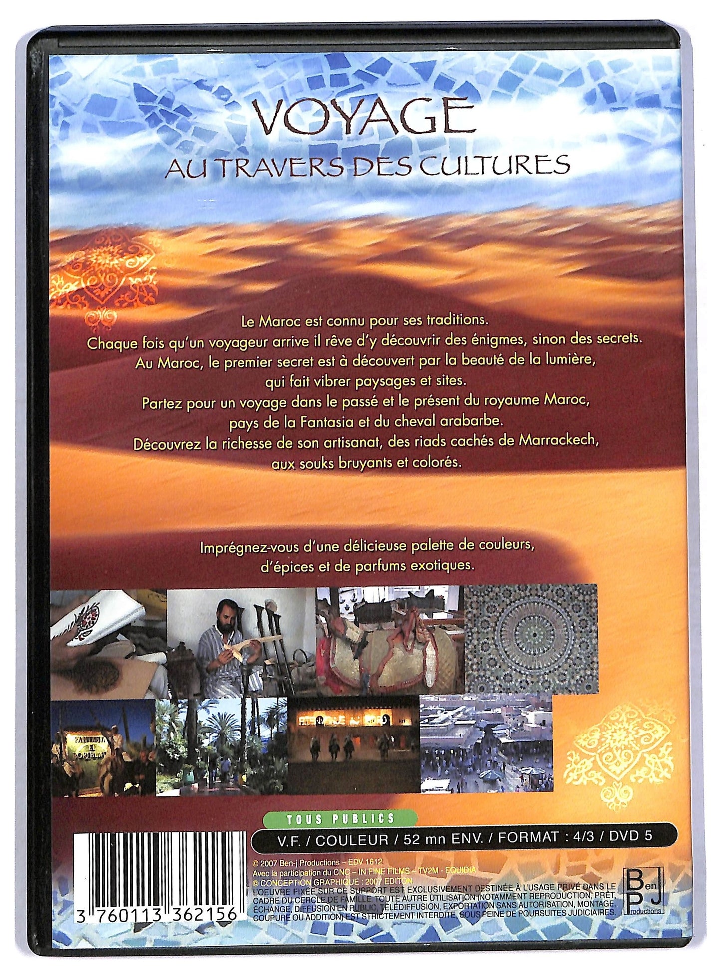 EBOND Voyage Au Travers Des Cultures Le Maroc DVD D772127