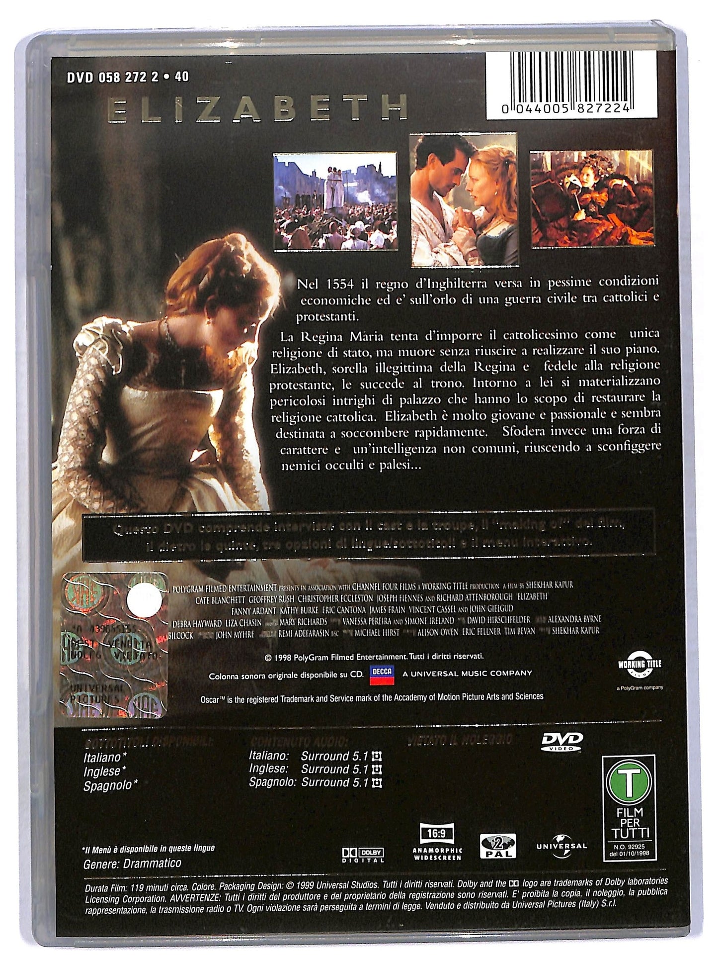 EBOND Elizabeth DVD D772213
