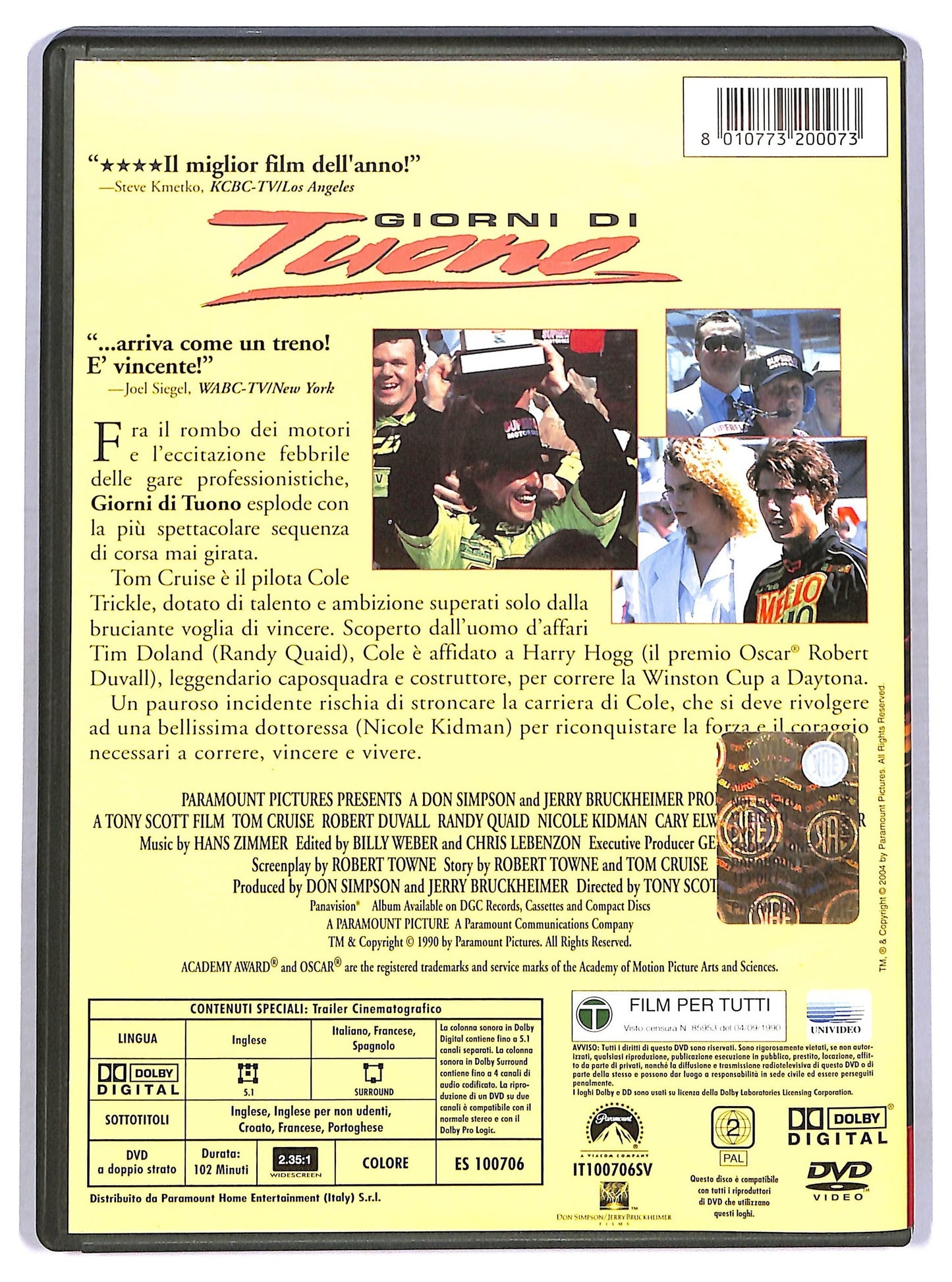 EBOND Giorni di tuono DVD D772414