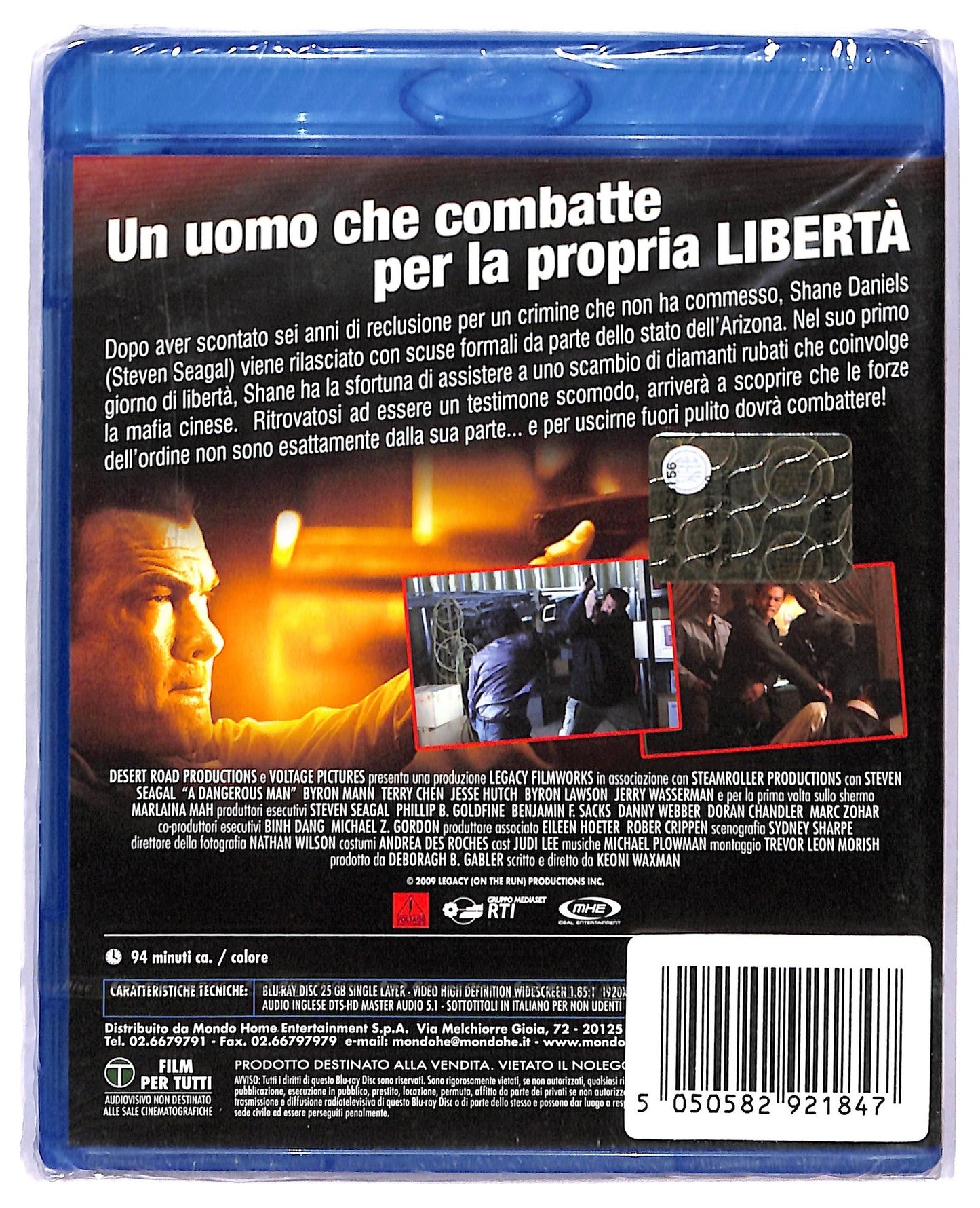 EBOND A Dangerous Man. Solo Contro Tutti BLURAY BLURAY D772523