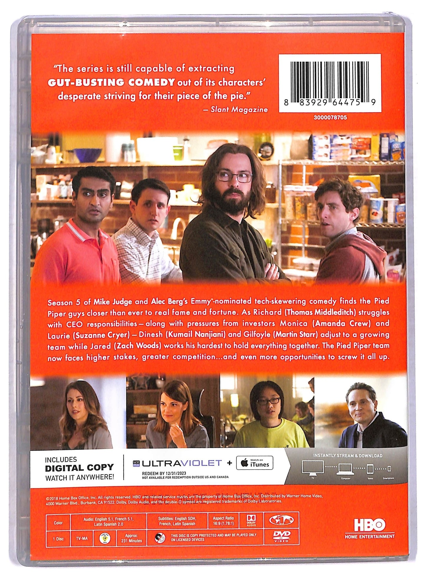 EBOND Silicon Valley Complete Fifth Season DVD D772856