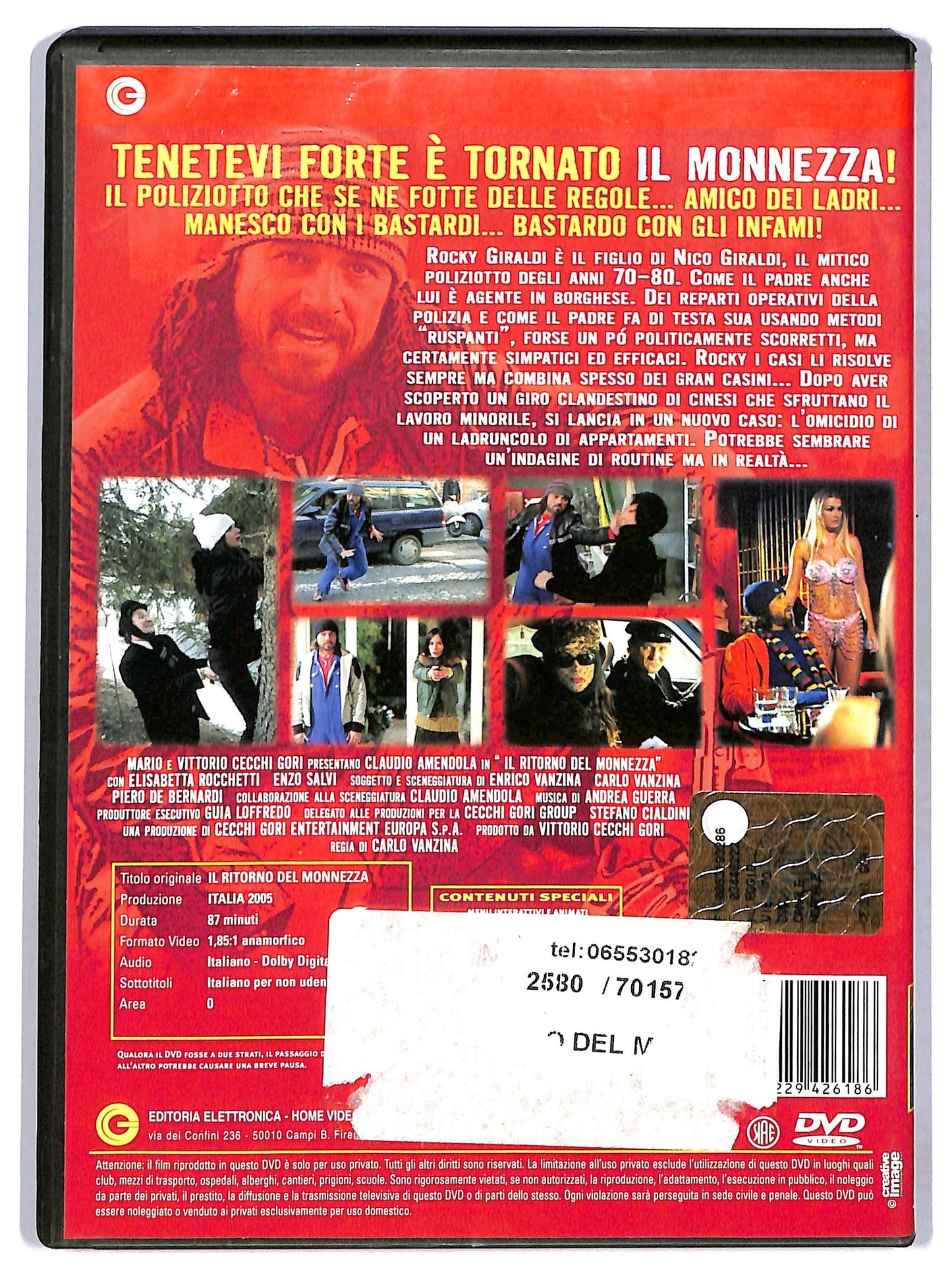 EBOND Il ritorno del Monnezza  DVD D773254
