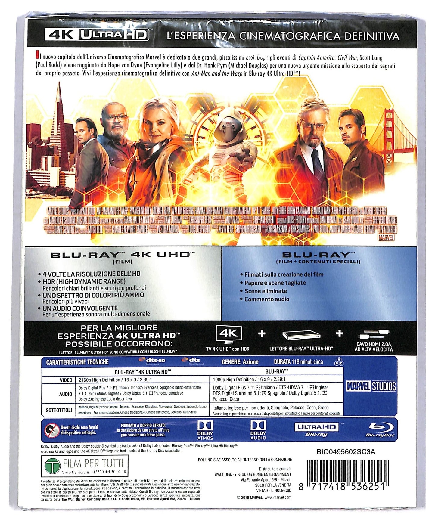 EBOND Ant-man And The Wasp 4k Ultra Hd + BLURAY D773445