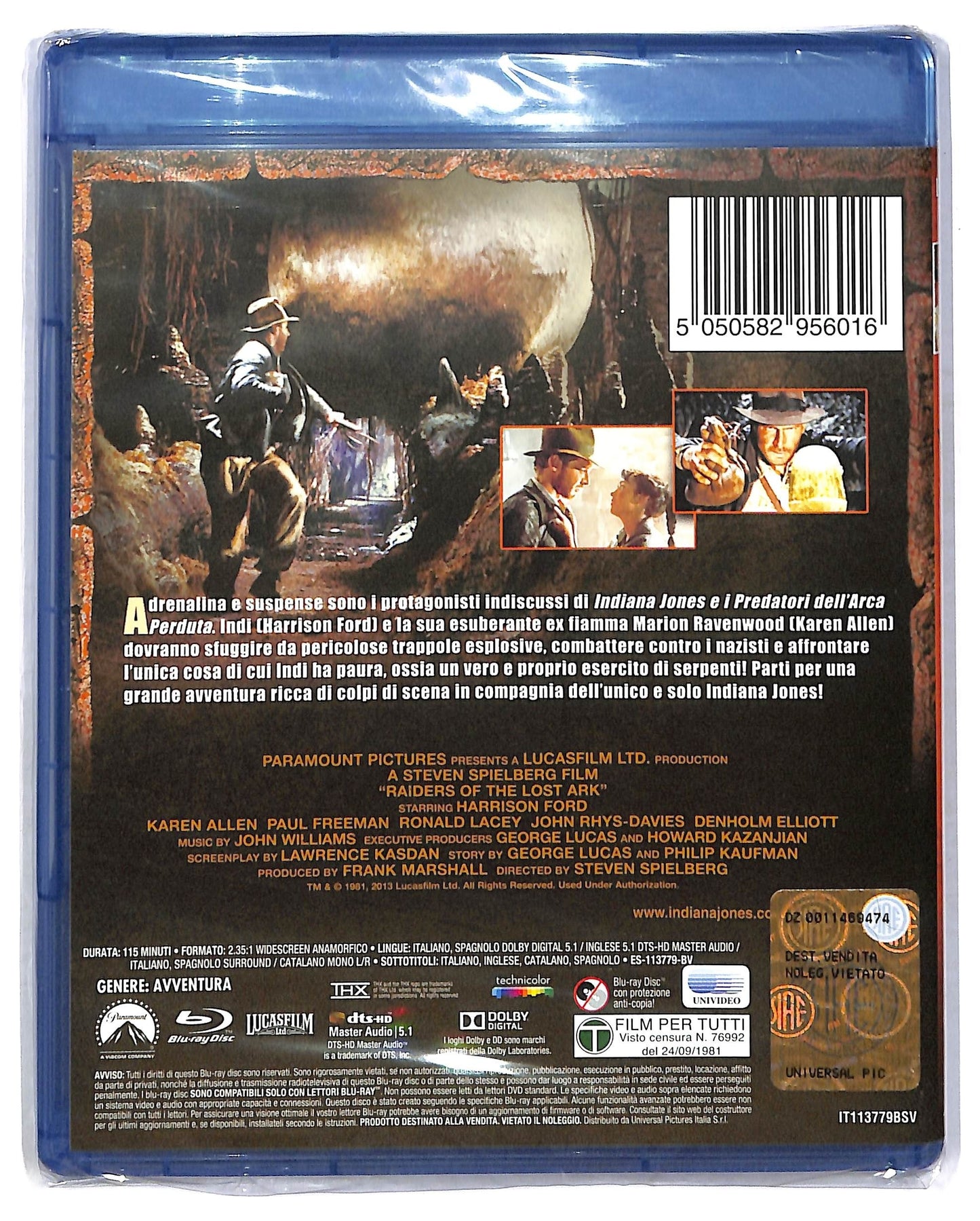 EBOND Indiana Jones e i Predatori Dell'Arca Perduta BLURAY BLURAY D773510