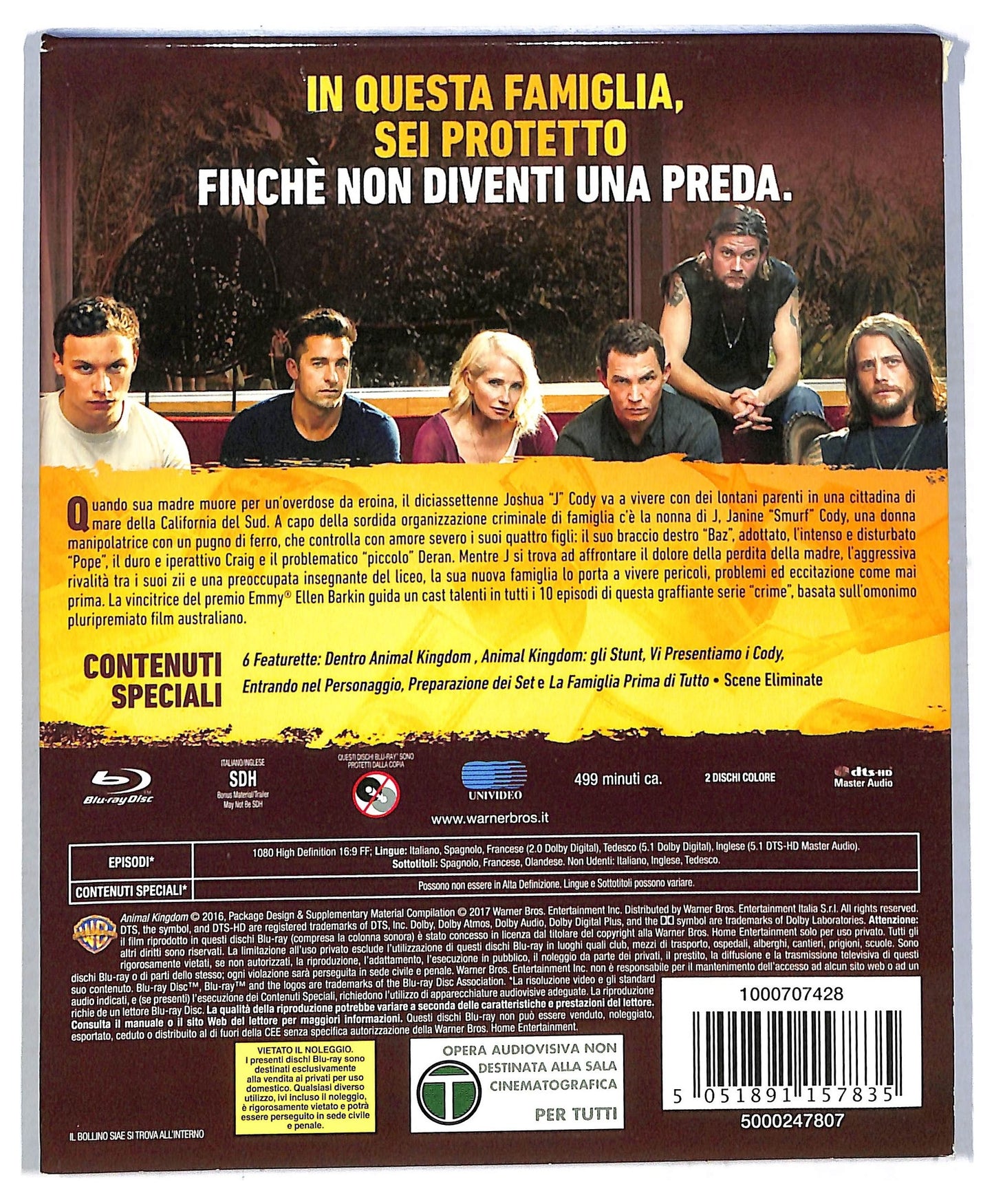 EBOND Animal Kingdom La Prima Stagione Completa Cofanetto BLURAY  BLURAY BLURAY D773534