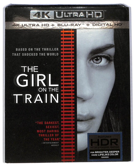 EBOND The Girl on the Train 4K Ultra HD + Digital Code + BLURAY  BLURAY D773635