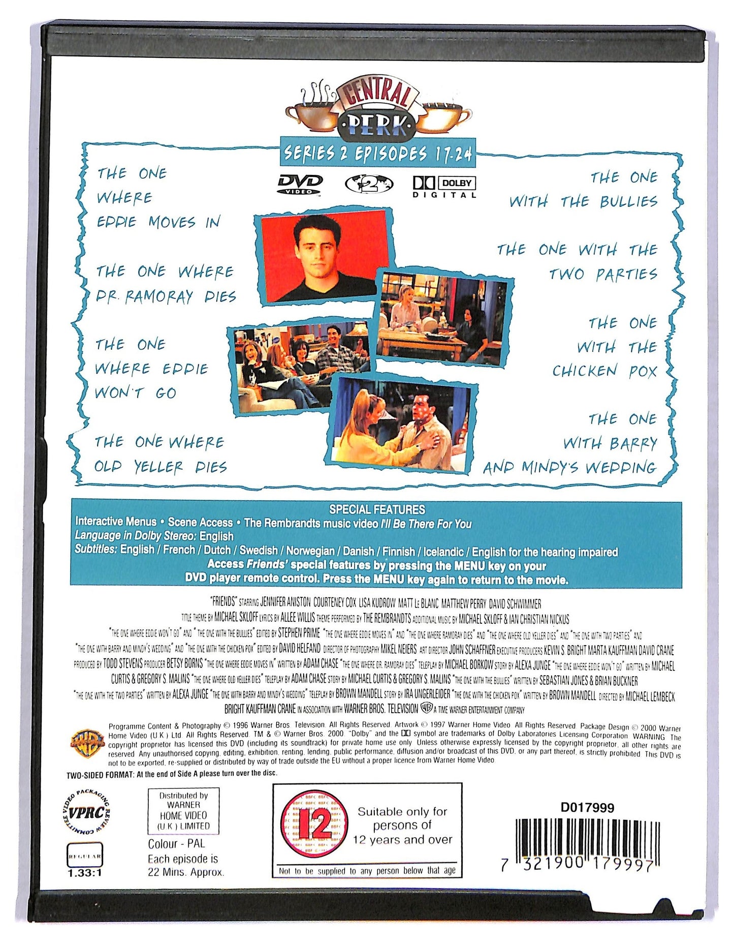 EBOND Friends. Anno 2. Episodi 12-13  DVD Snapper D773734