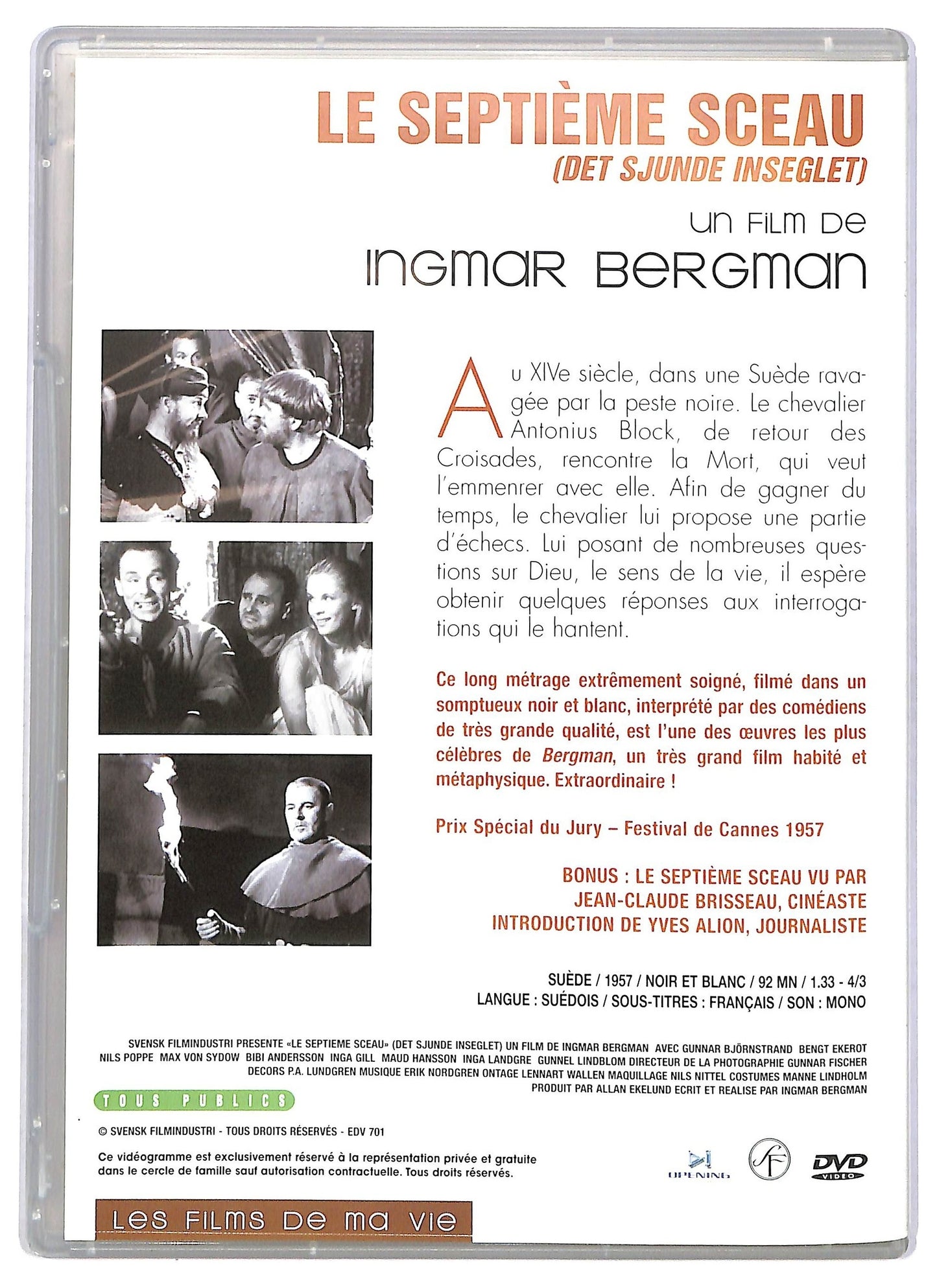 EBOND Le Septieme Sceau EDITORIALE DVD D773846
