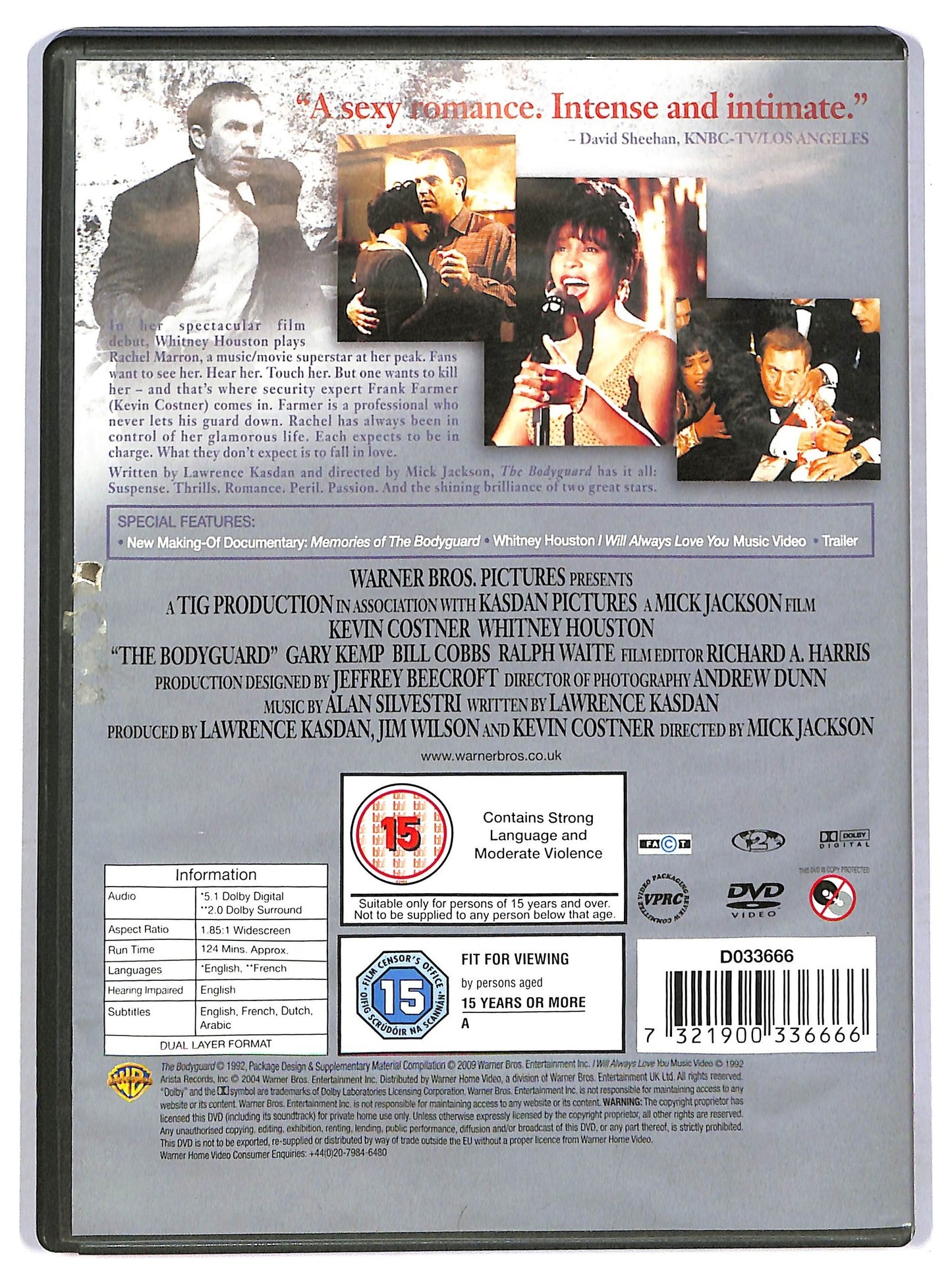 EBOND The Bodyguard Special Edition (UK Version ) DVD D773864