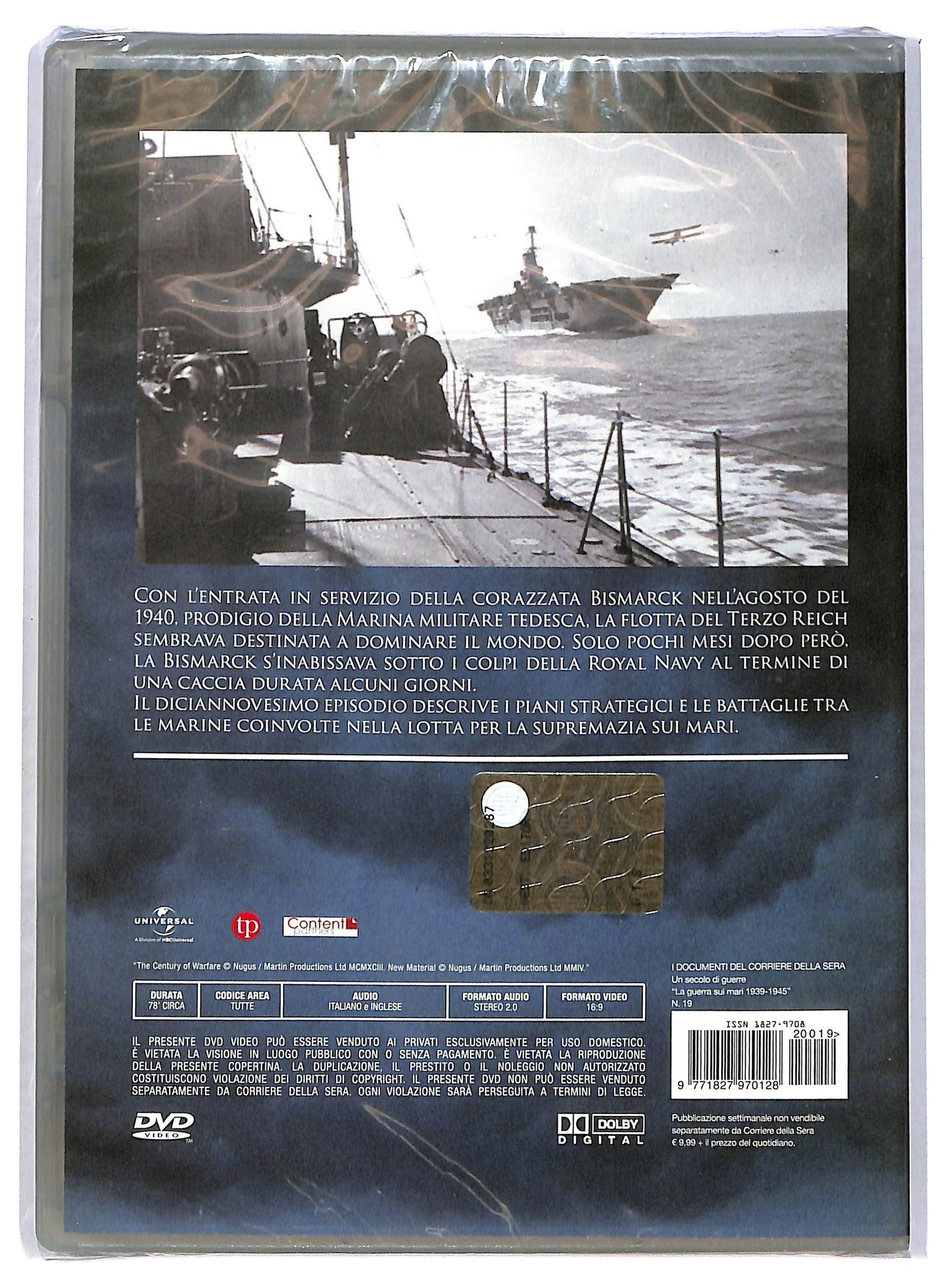 EBOND La Guerra Sui Mari 1939/45 - Un Secolo Di Guerre EDITORIALE DVD D773913