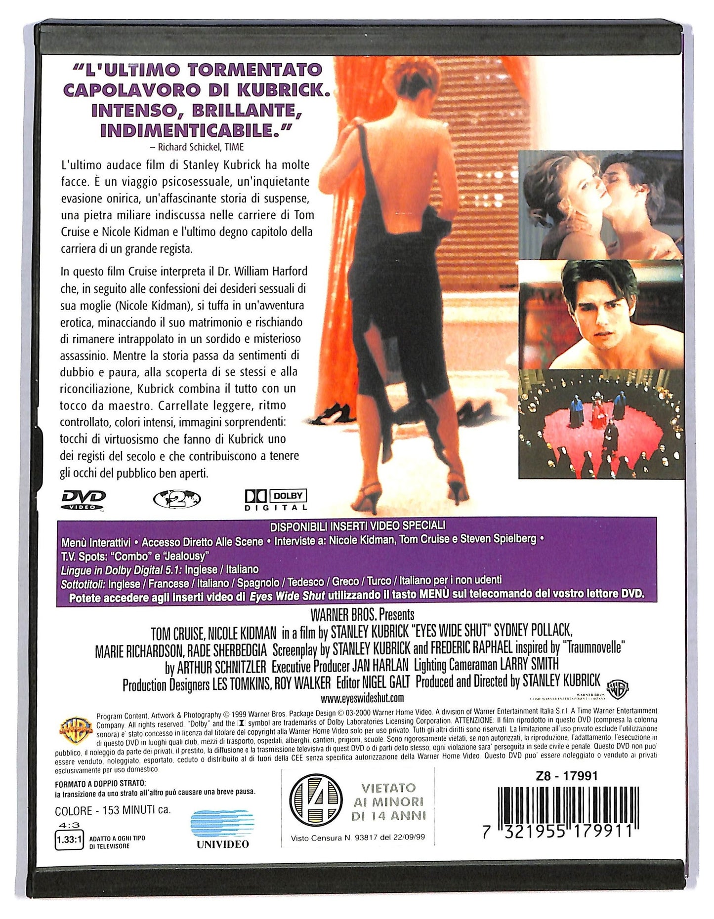 EBOND Eyes wide shut  SNAPPER DVD D774057