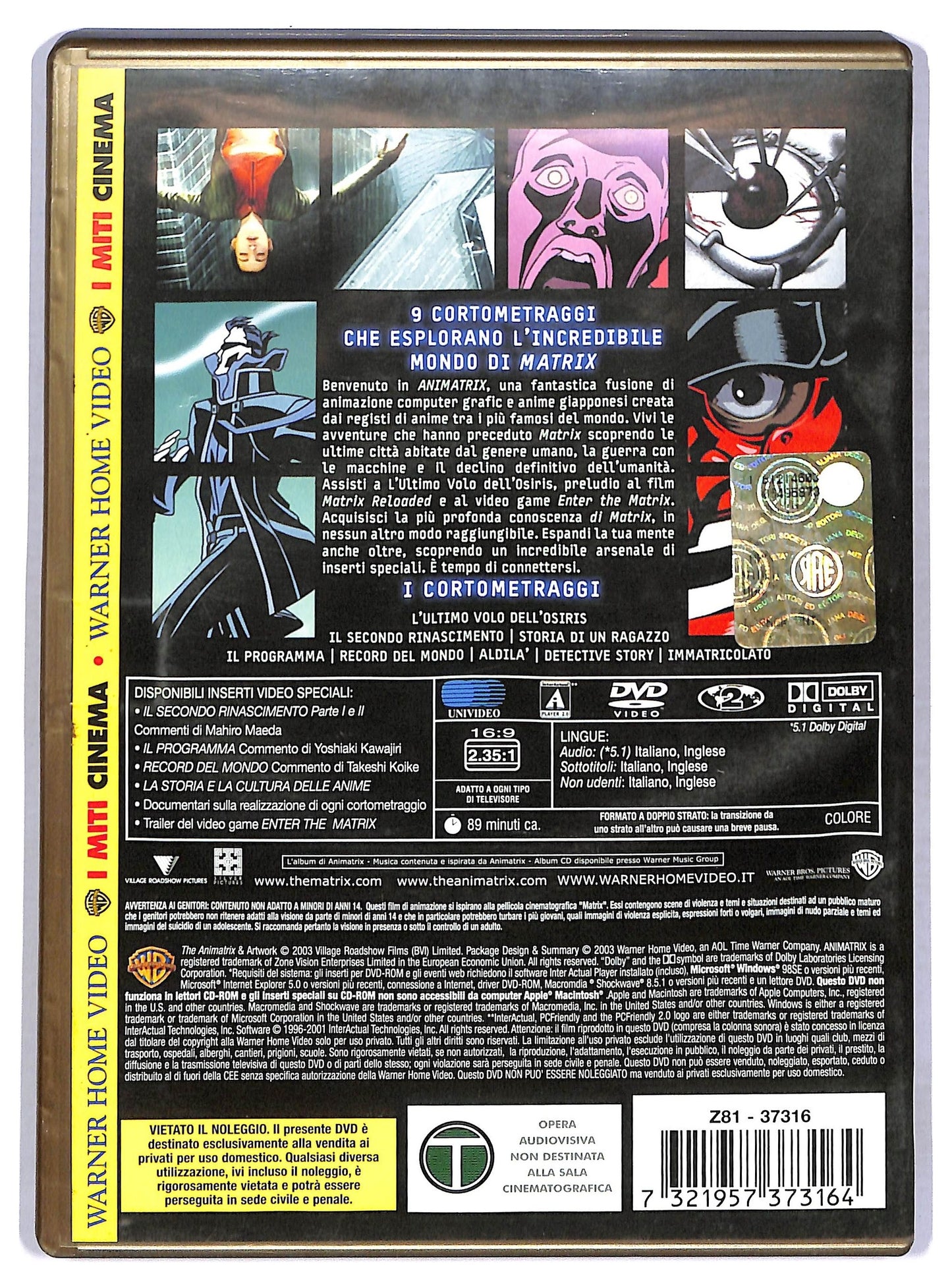 EBOND Animatrix  DVD D774101